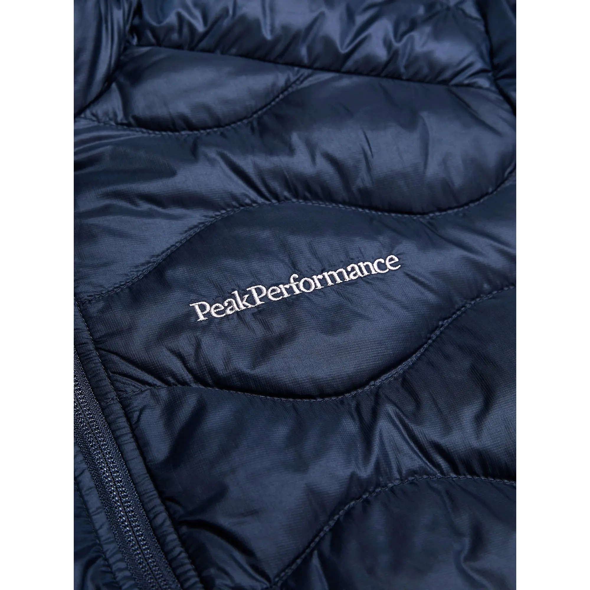 Product image 10 of 10 of Peak Performance Men's Helium Down Hooded Jacket - Blue Shadow