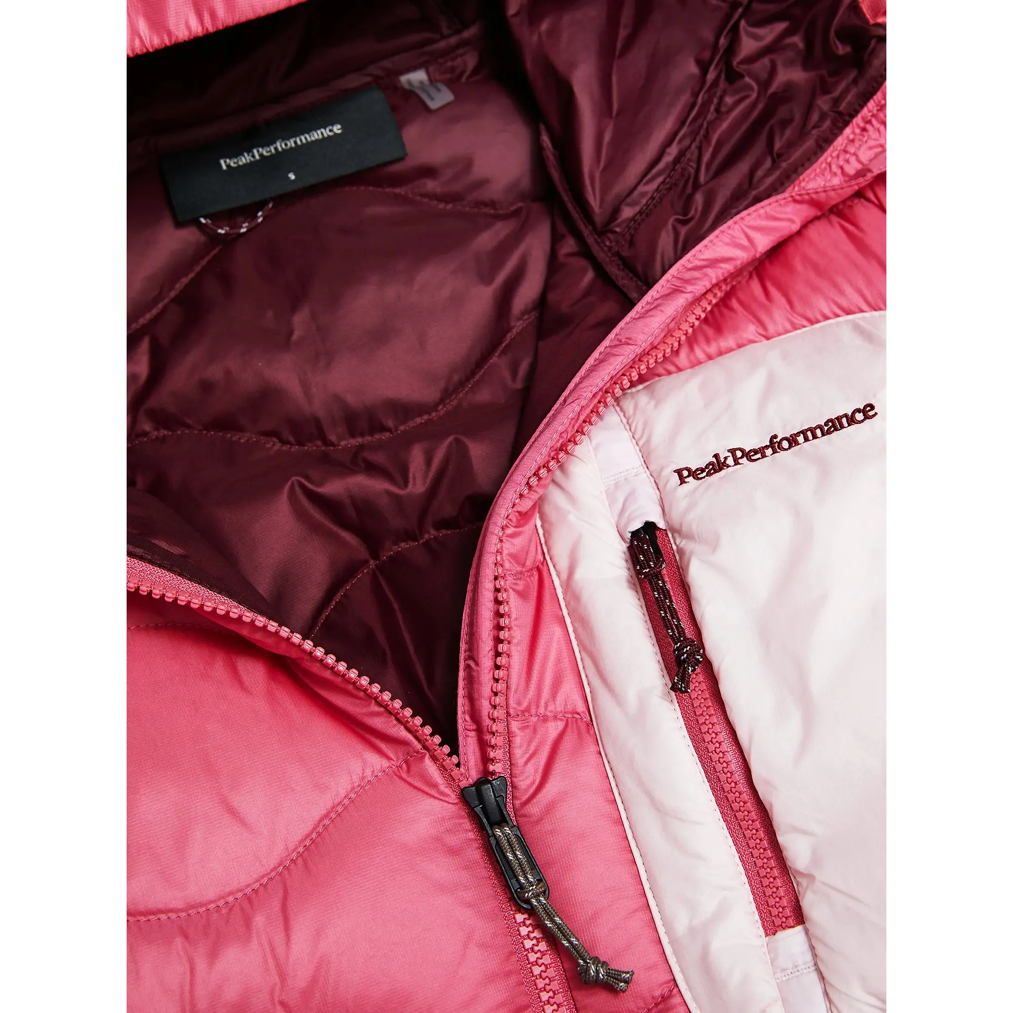 Product image 10 of 10 of Peak Performance Women's Helium Utility Down Hooded Jacket - Mountain Blush/Frosted Blossom