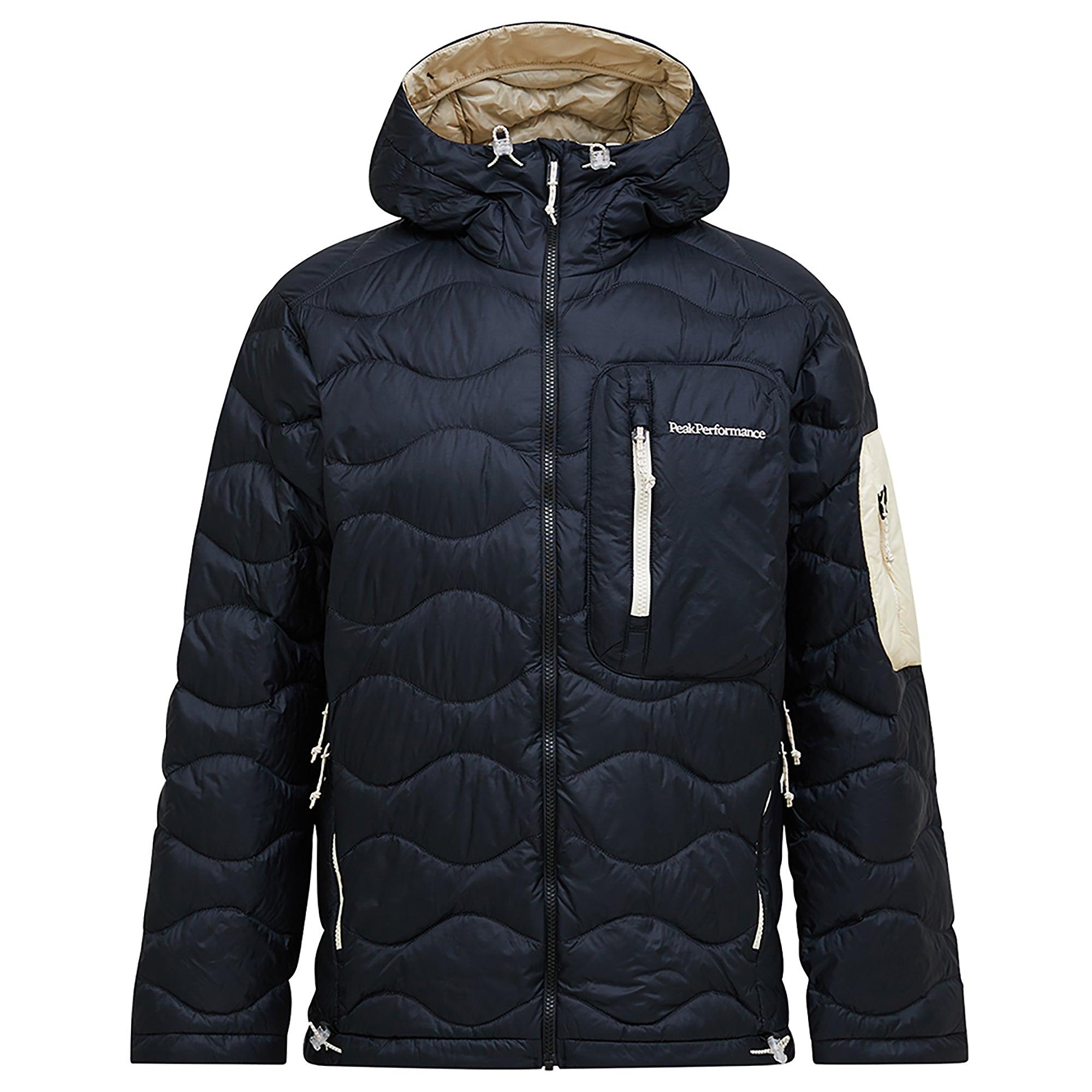 Peak Performance Men's Helium Utility Down Hooded Jacket - Black