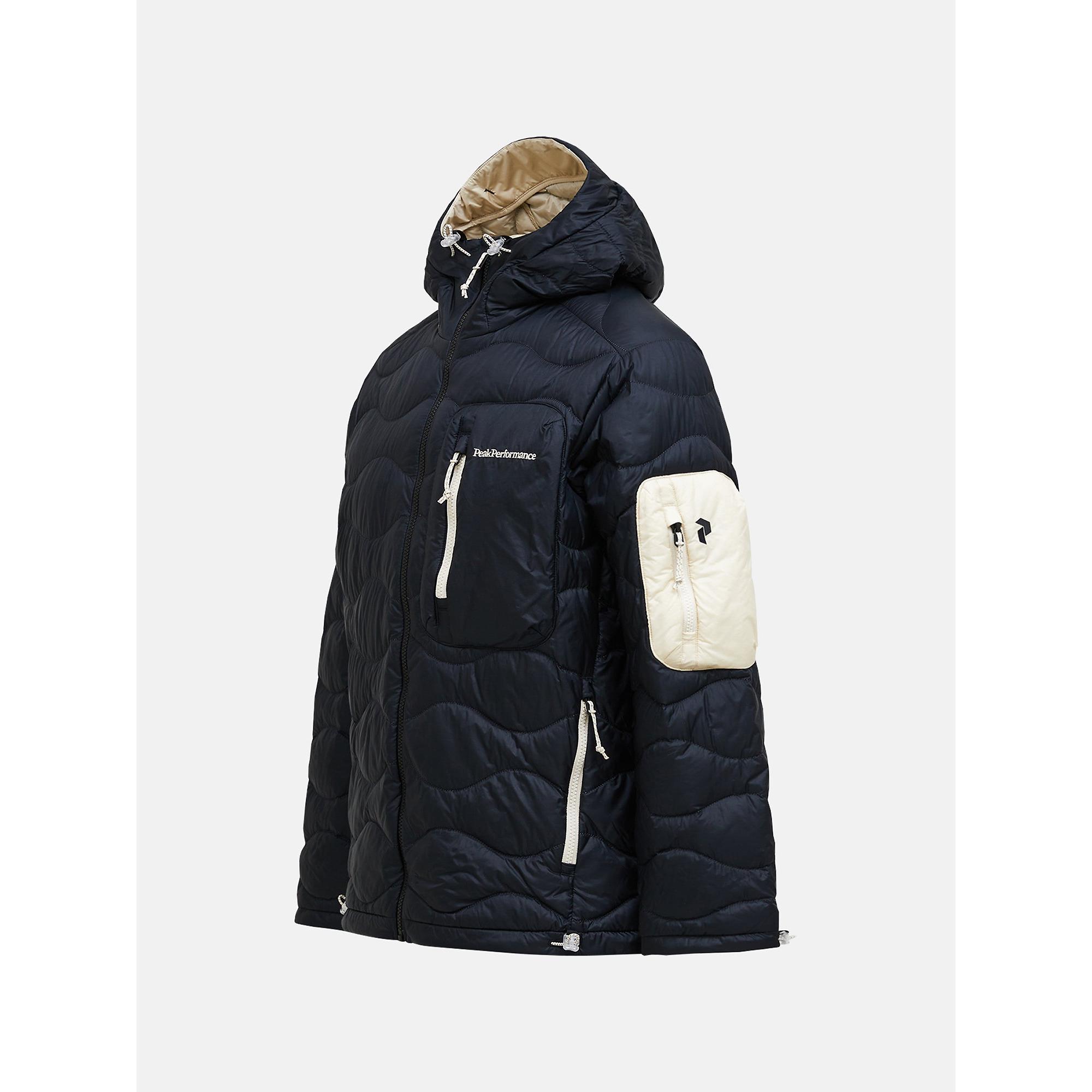 Peak Performance Men's Helium Utility Down Hooded Jacket - Black