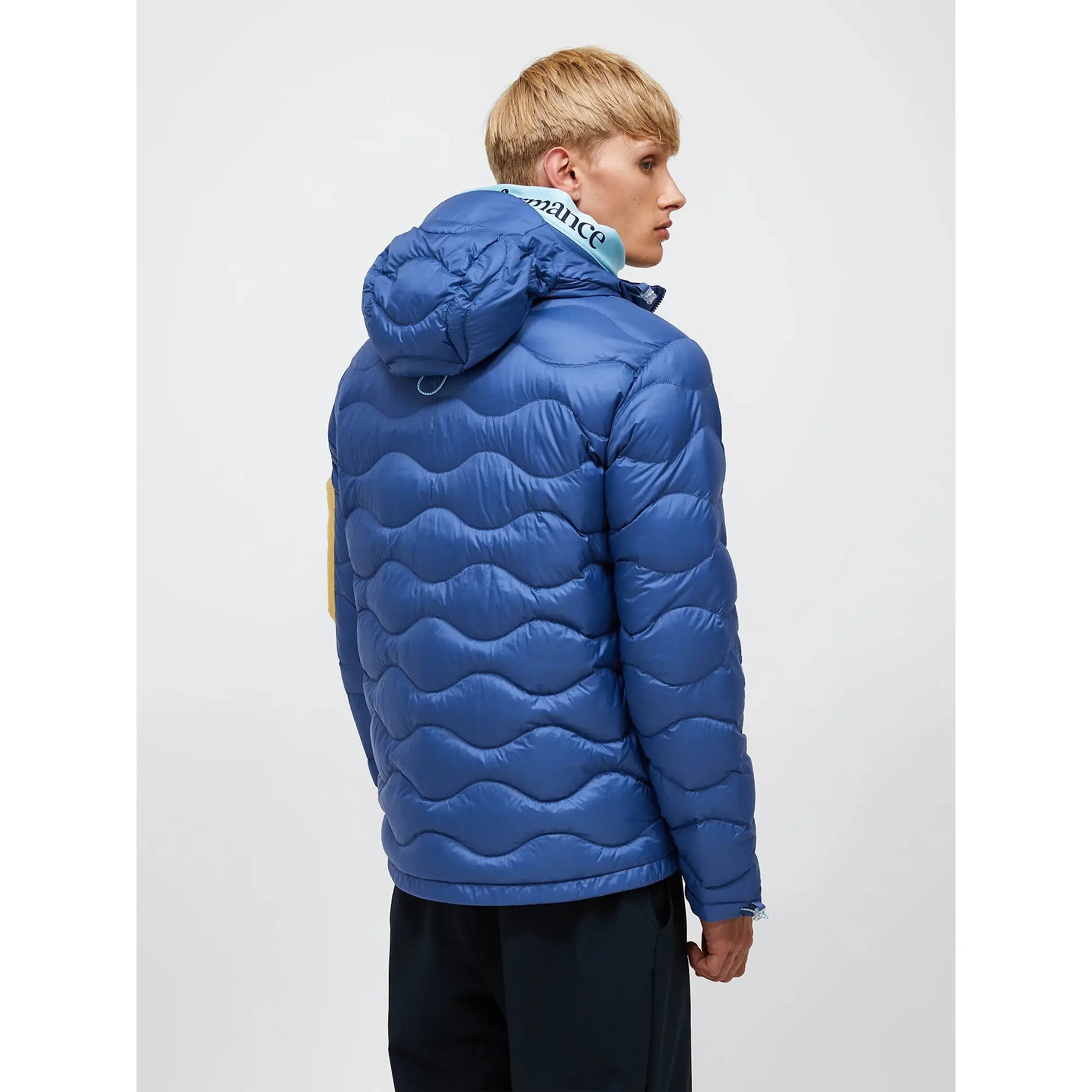 Product image 6 of 10 of Peak Performance Men's Helium Utility Down Hooded Jacket - Summit Sky/Snowmelt