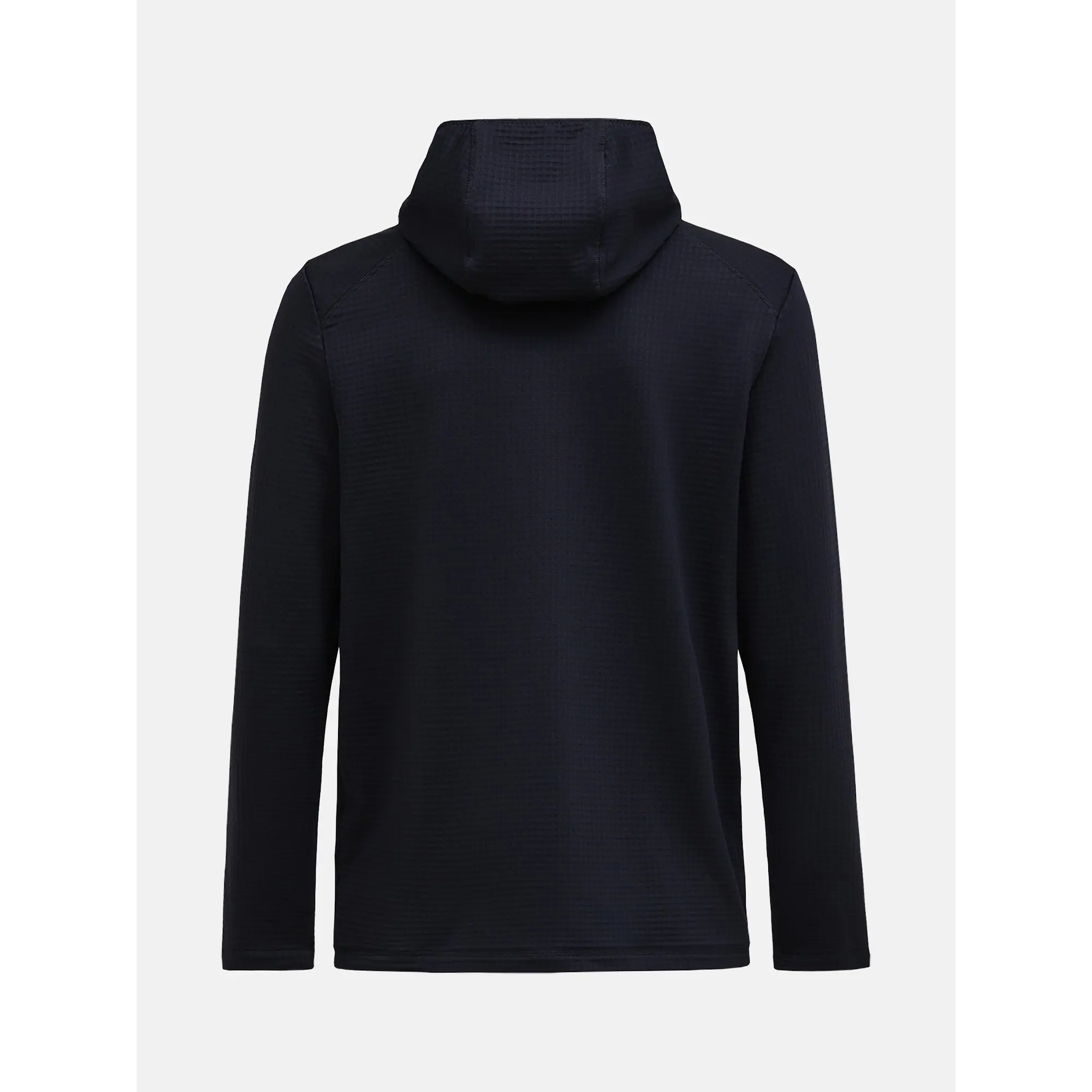 Product image 3 of 4 of Peak Performance Men's Trail Polartec Power Grid Zip Hood Fleece - Black