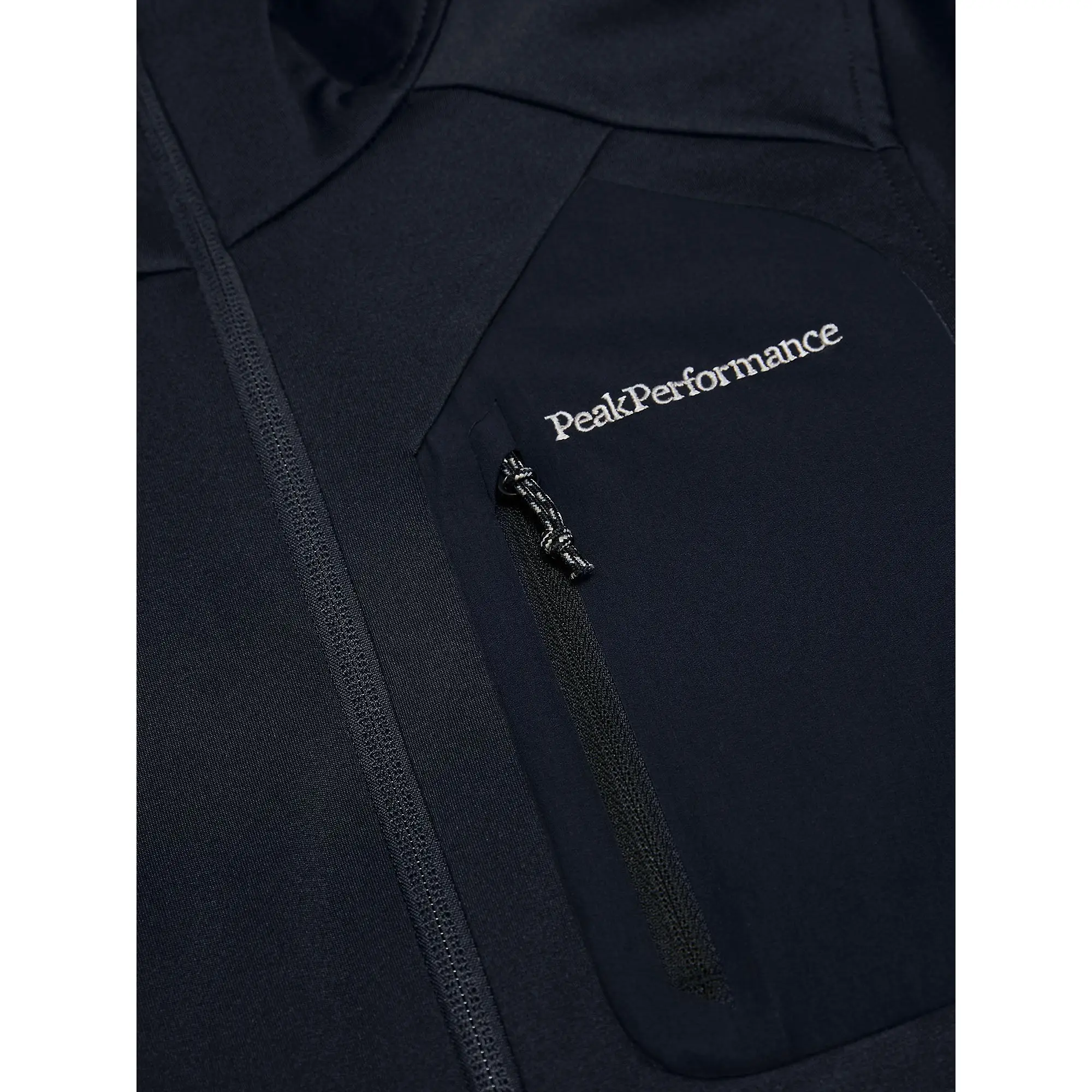 Product image 7 of 7 of Peak Performance Women's Utility Light Zip Hoodie - Black/Black