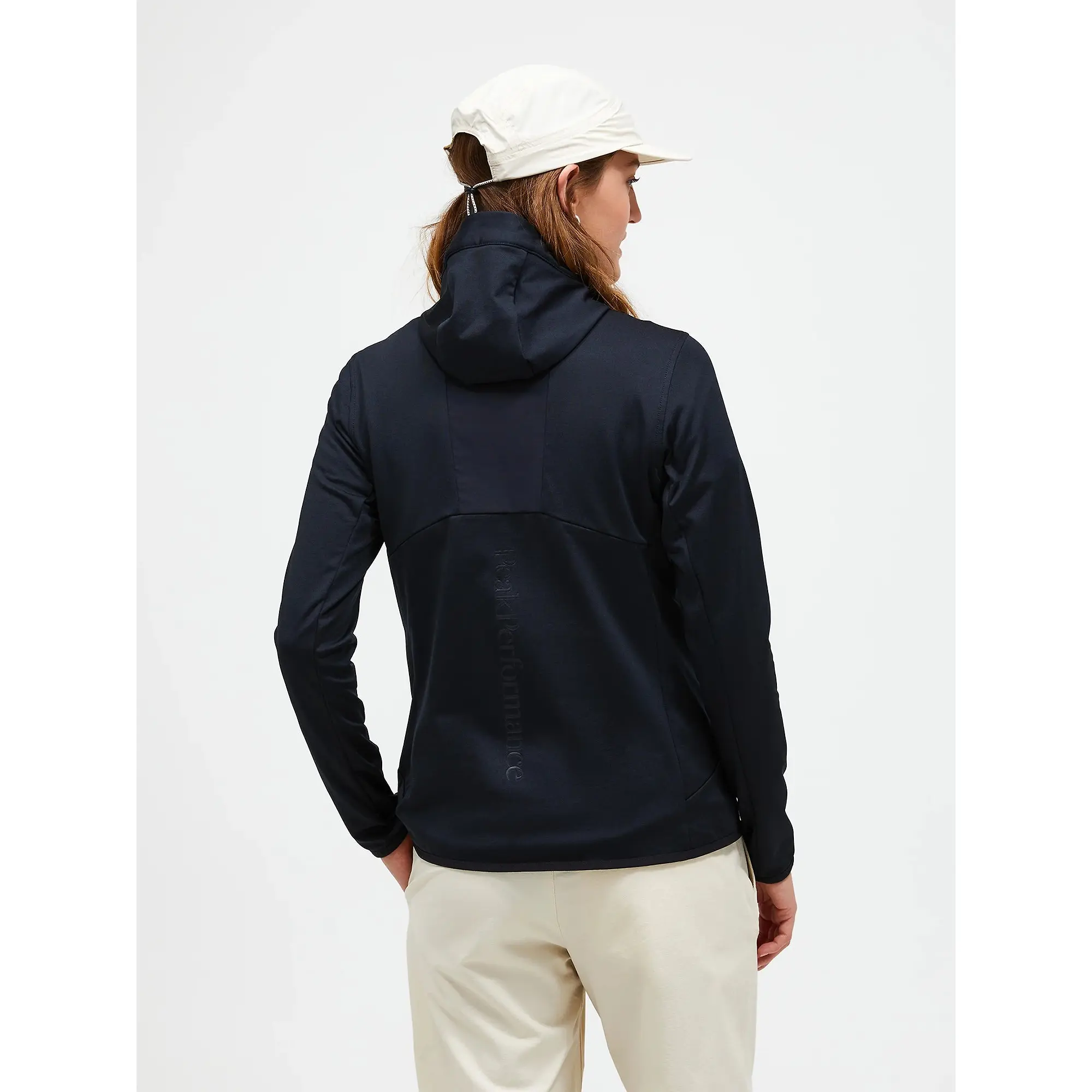Product image 4 of 7 of Peak Performance Women's Utility Light Zip Hoodie - Black/Black