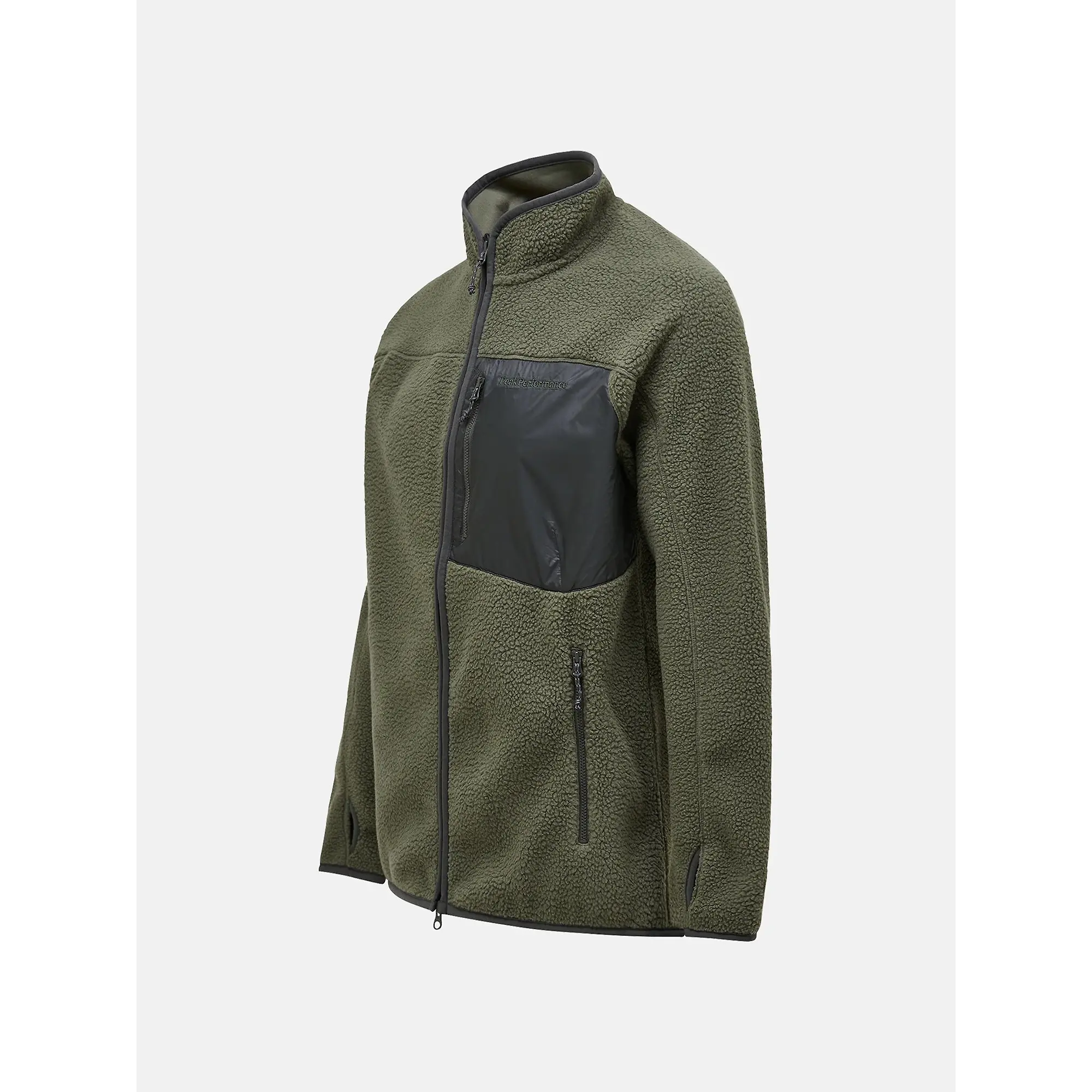 Product image 7 of 9 of Peak Performance Men's Pile Zip Jacket - Pine Needle