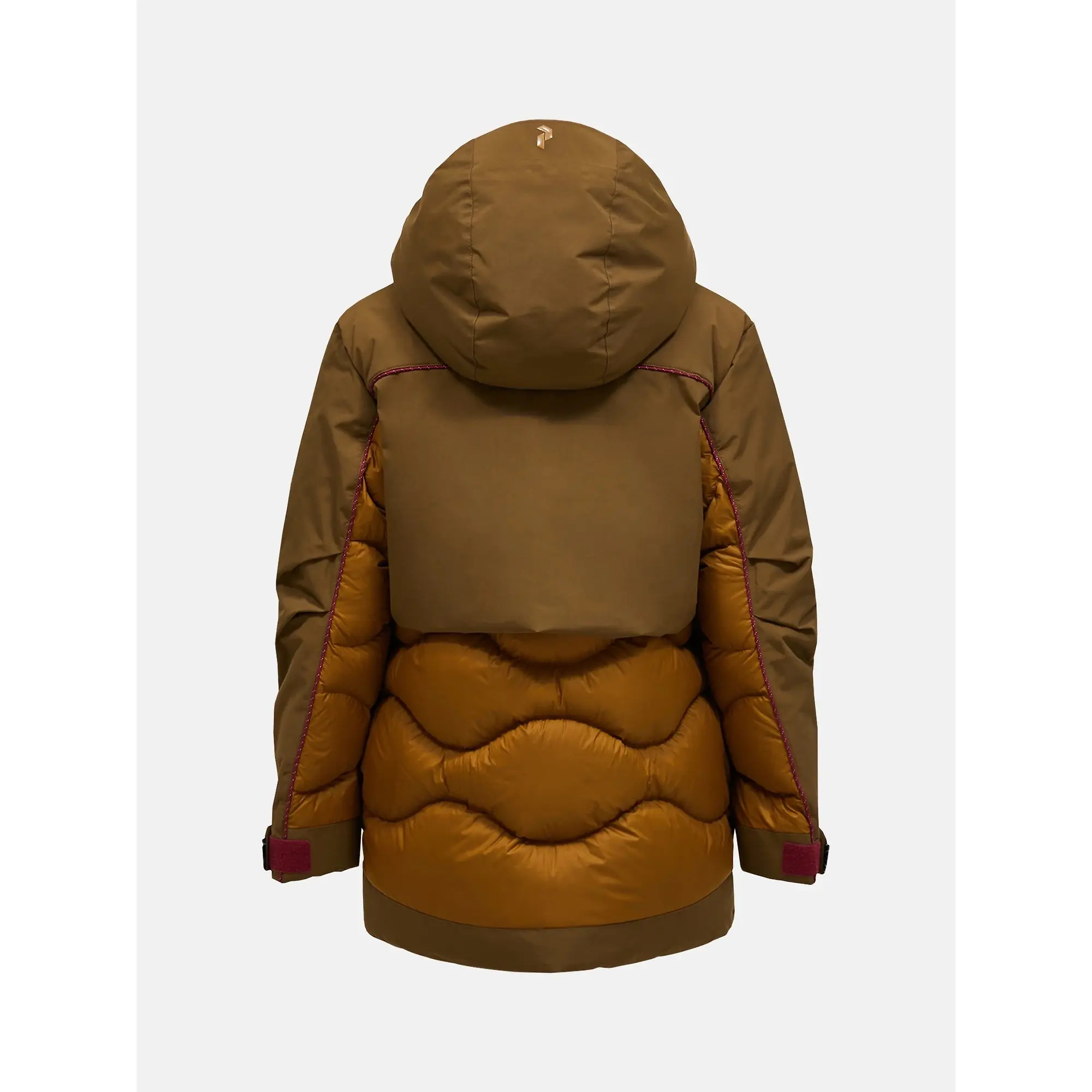 Product image 11 of 13 of Peak Performance Women's Infusion Helium Down Parka - Meadow Moss/Earthy Summit