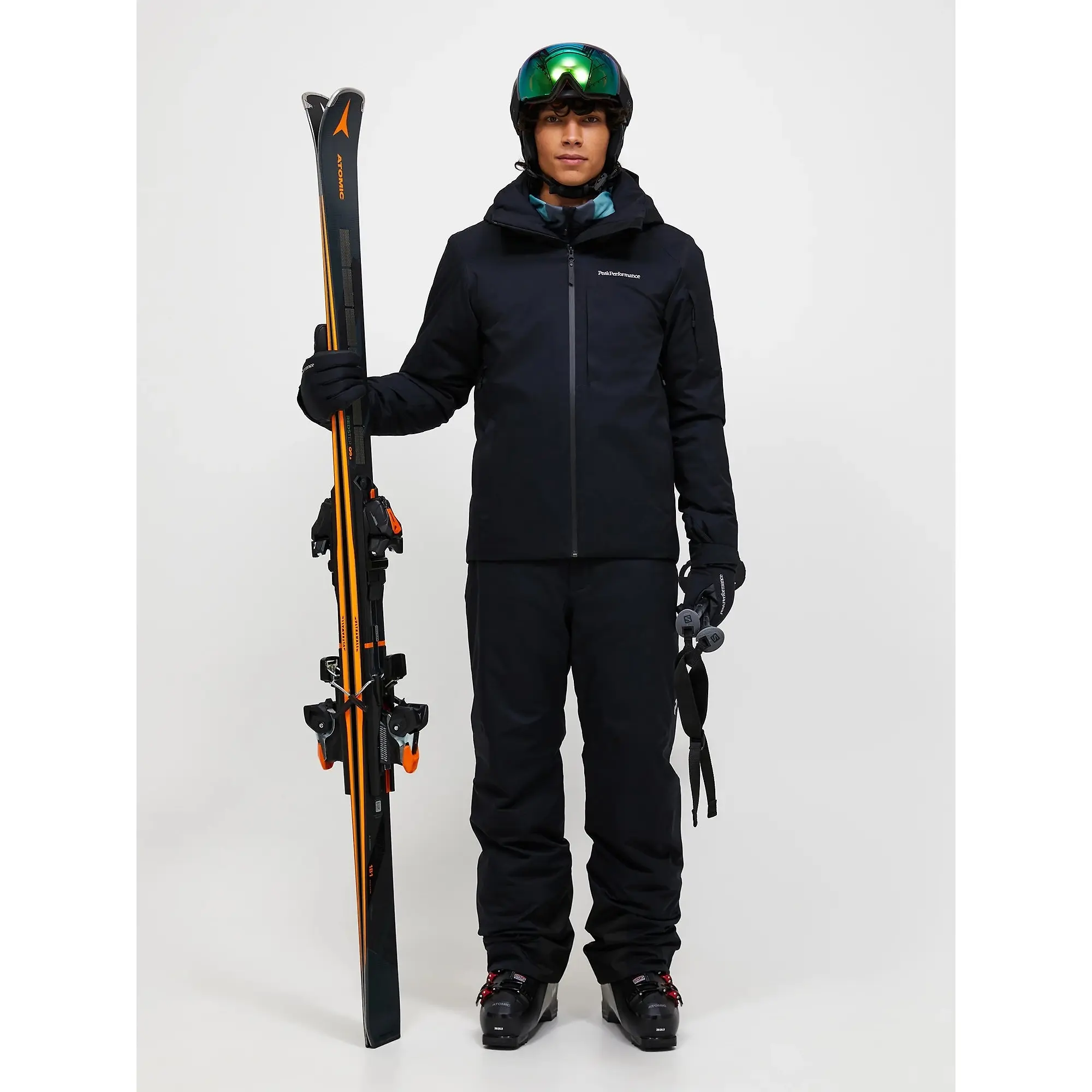 Product image 3 of 12 of Peak Performance Men's Maroon HIPE® 2L Insulated Shell Jacket - Black
