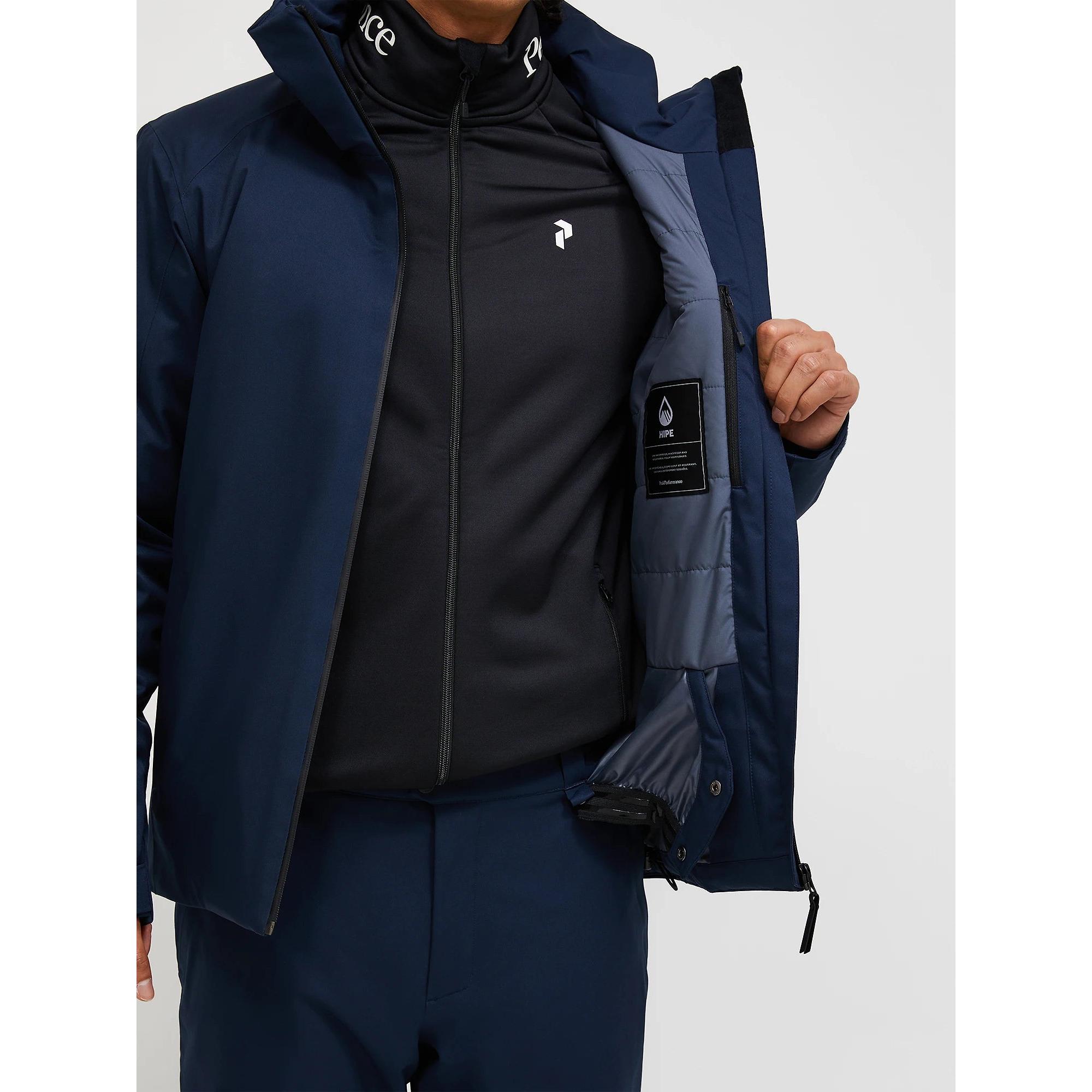 Peak Performance HIPE Core+ ジャケットネイビー Peak Performance Men's Maroon HIPE 2L Insulated Shell Jacket