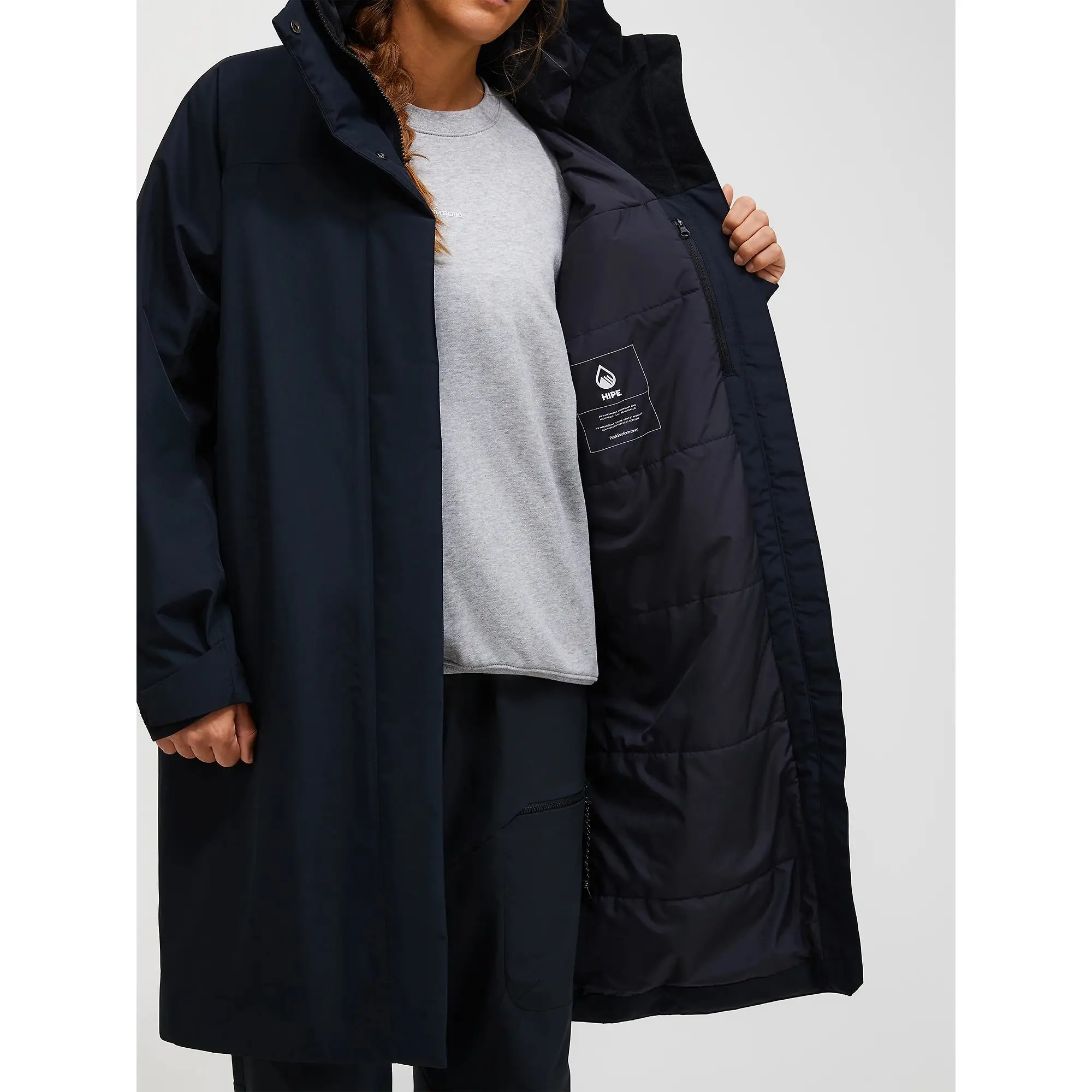 Product image 5 of 10 of Peak Performance Women's Treeline HIPE® 2L Insulated Shell Parka - Black