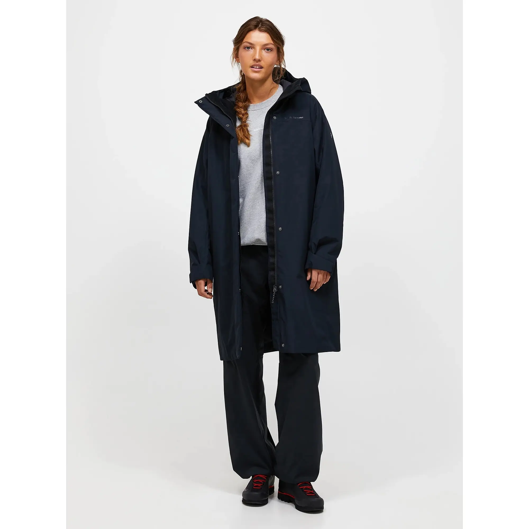Product image 3 of 10 of Peak Performance Women's Treeline HIPE® 2L Insulated Shell Parka - Black