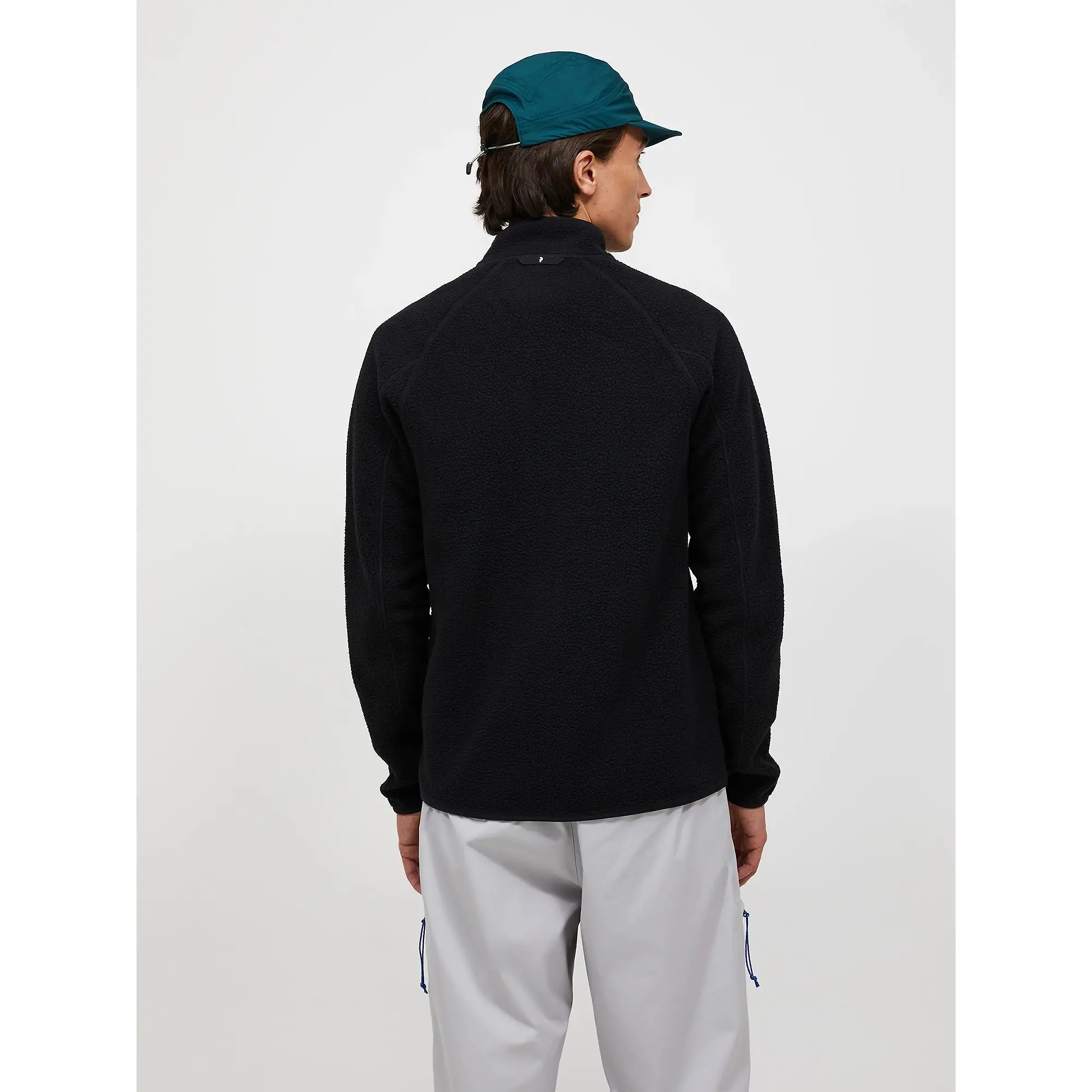 Product image 4 of 7 of Peak Performance Men's NatureRush Pile Zip Jacket - Black/Black