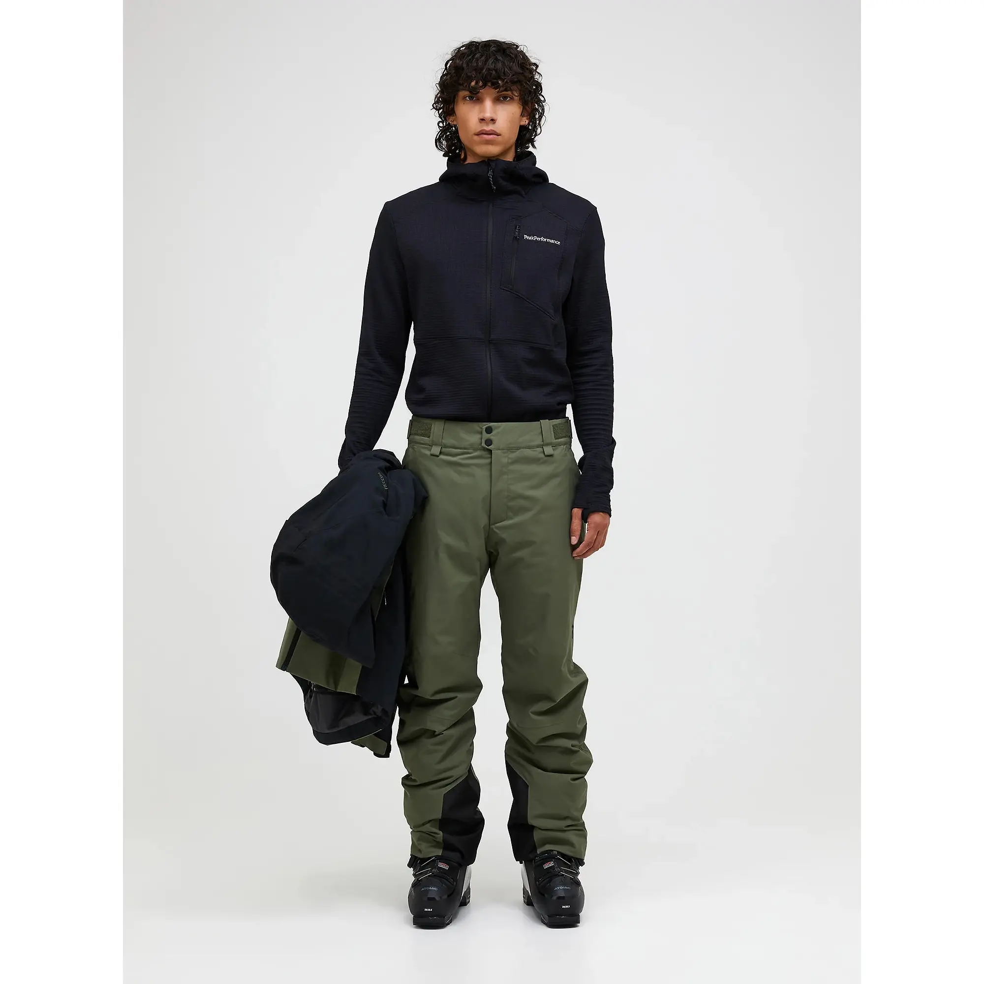 Product image 3 of 8 of Peak Performance Men's Maroon HIPE 2L Insulated Shell Pants - Pine Needle