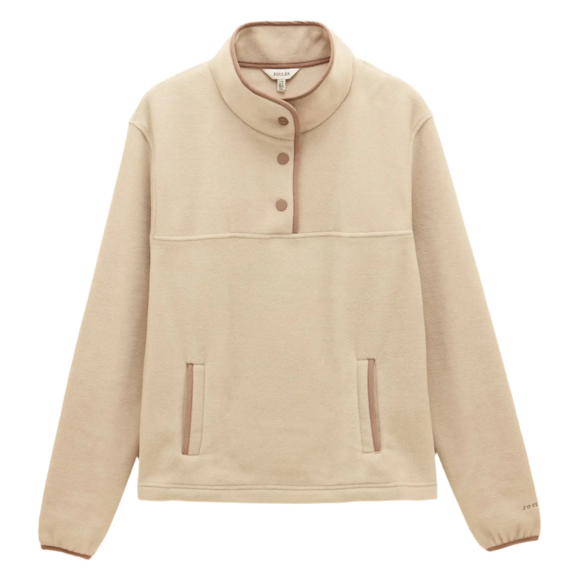 Product image 1 of 10 of Joules Women's Lulworth Funnel Neck Fleece - Sandstone