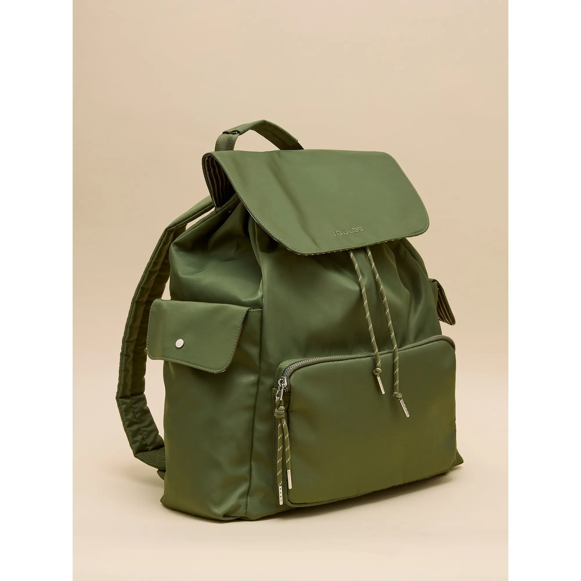 Product image 2 of 8 of Joules Women's Cambeck Rucksack / Backpack - Khaki Green
