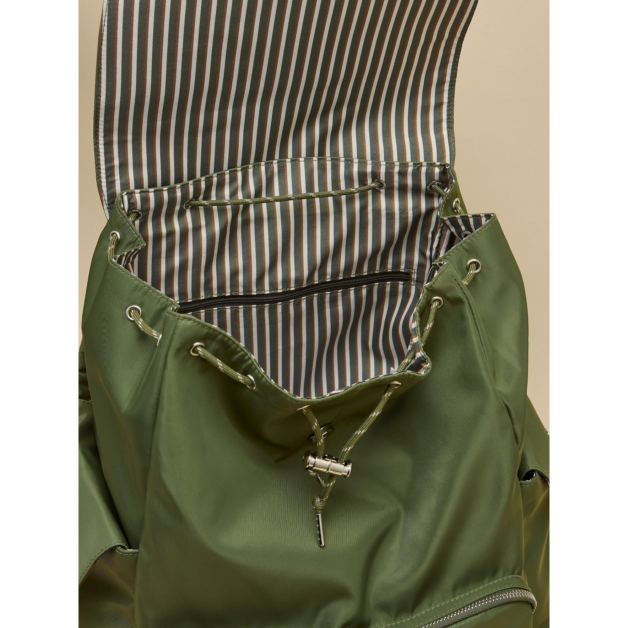 Joules Women's Cambeck Rucksack / Backpack - Khaki Green | British