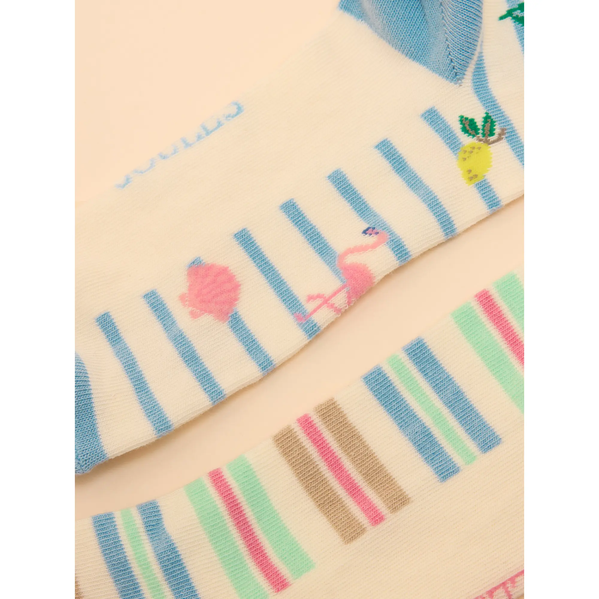 Product image 3 of 3 of Joules Women's Everyday Socks 2 Pack UK 4-8 - Summer Icons