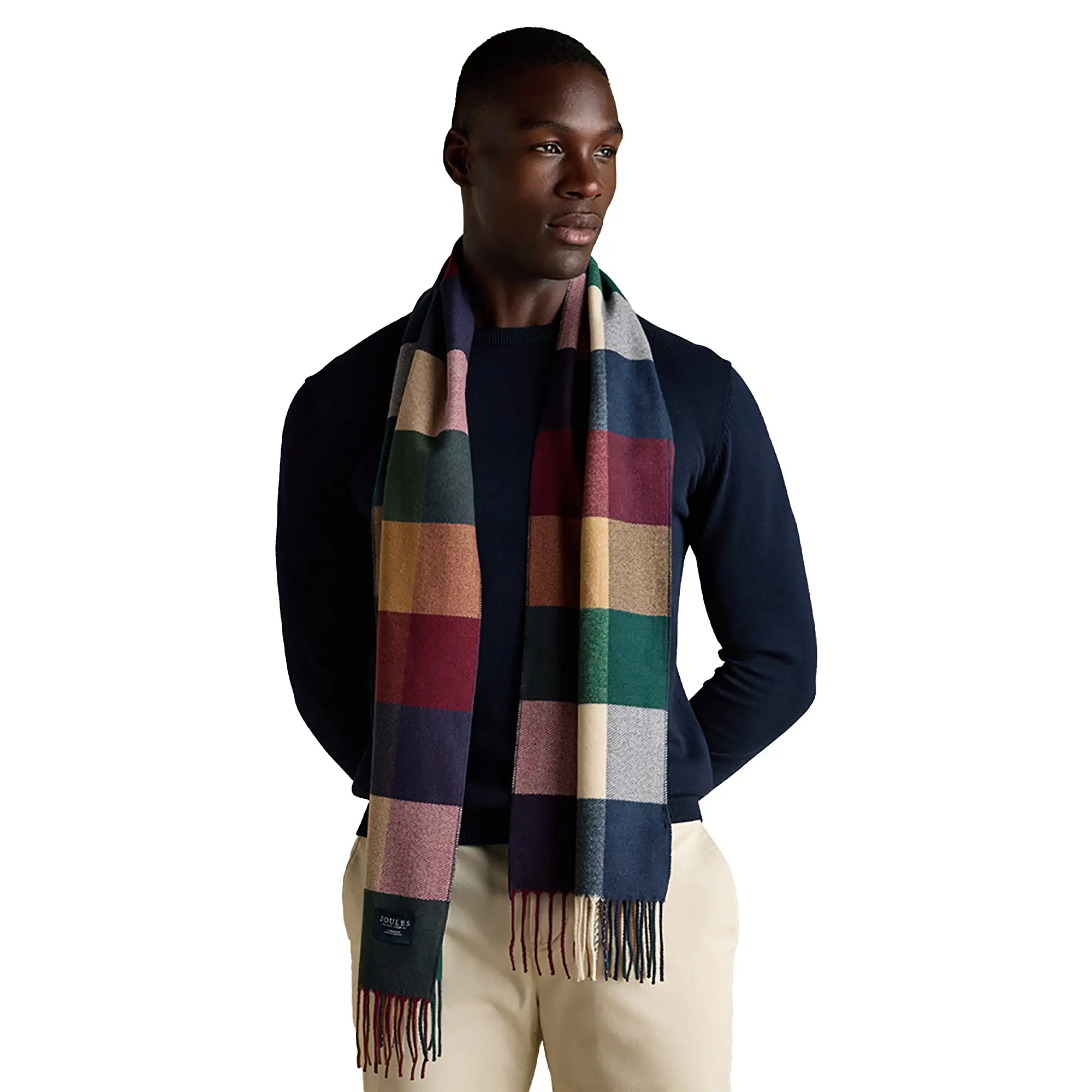 Product image 1 of 6 of Joules Men's Langtree Scarf - Teal Blue