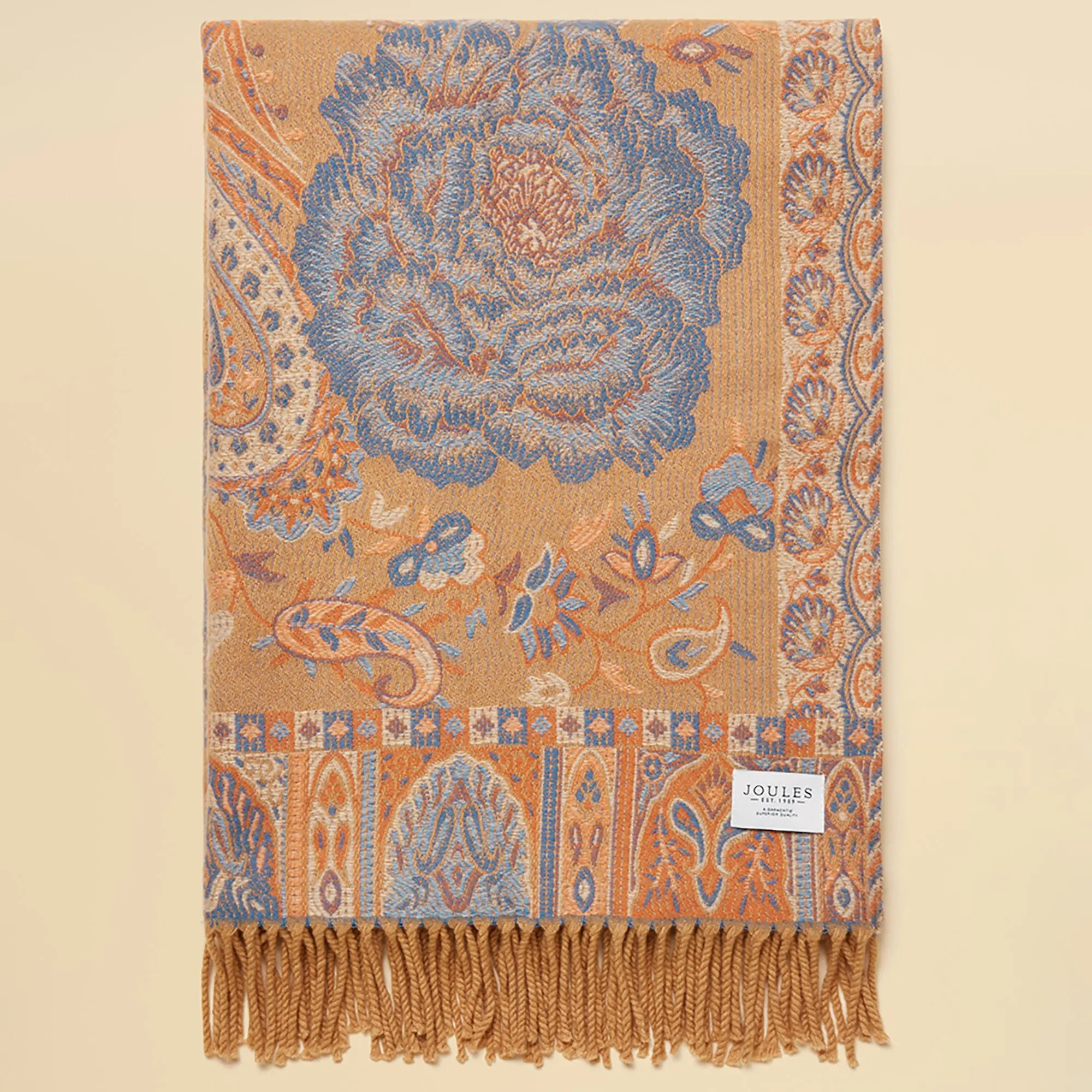 Product image 7 of 8 of Joules Women's Erin Jacquard Scarf - Neutral