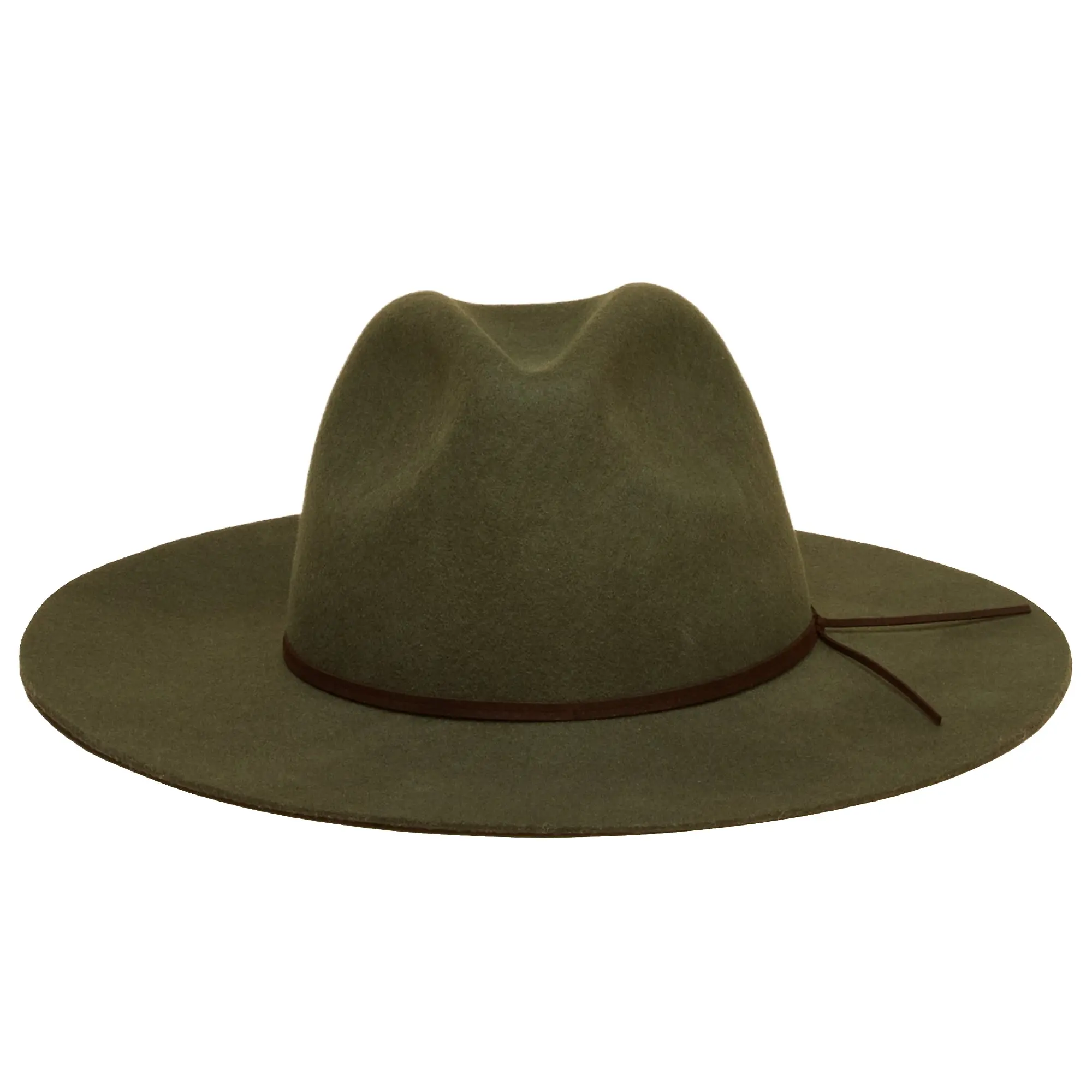 Product image 1 of 7 of Joules Women's Grove Wool Fedora Hat - Khaki Green