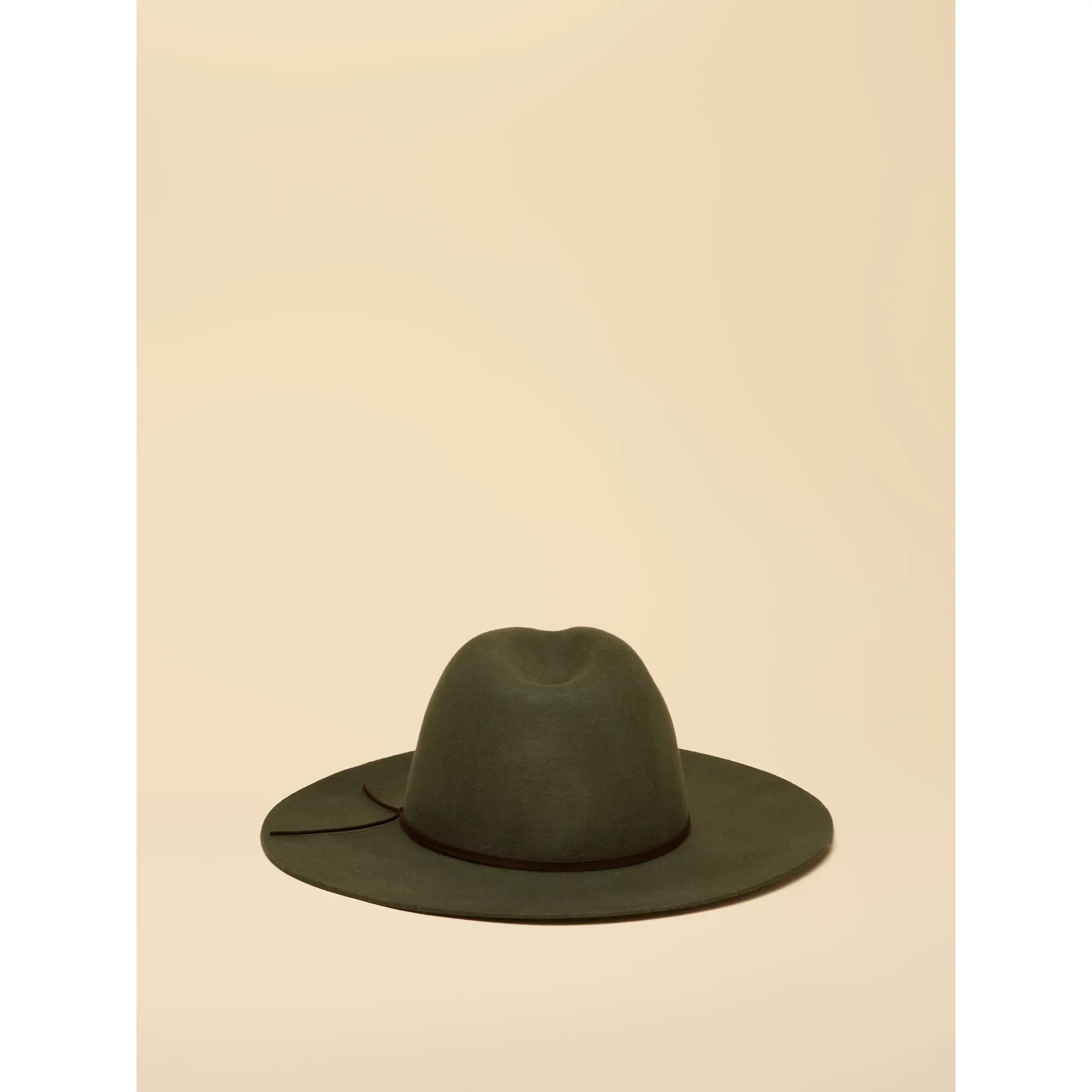 Product image 5 of 7 of Joules Women's Grove Wool Fedora Hat - Khaki Green