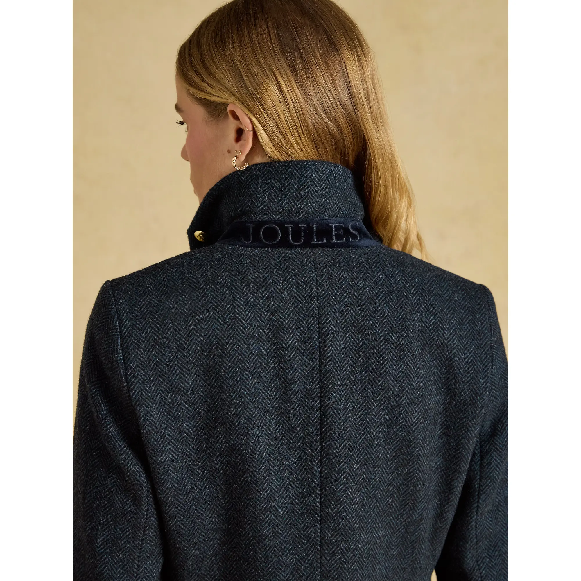 Product image 7 of 9 of Joules Women's Canterly Tweed Blazer - Navy Herringbone