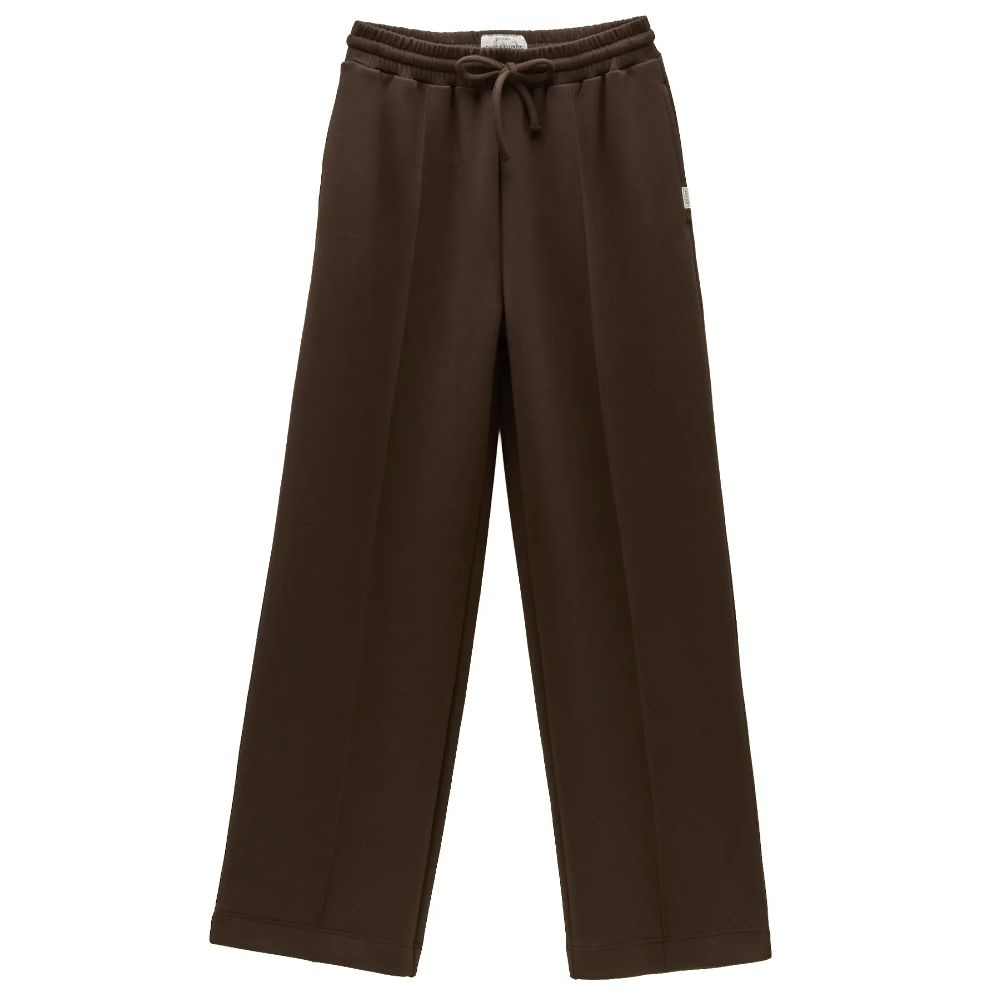 Product image 1 of 7 of Joules Women's Pull On Smart Wide Leg Joggers - Chocolate Brown