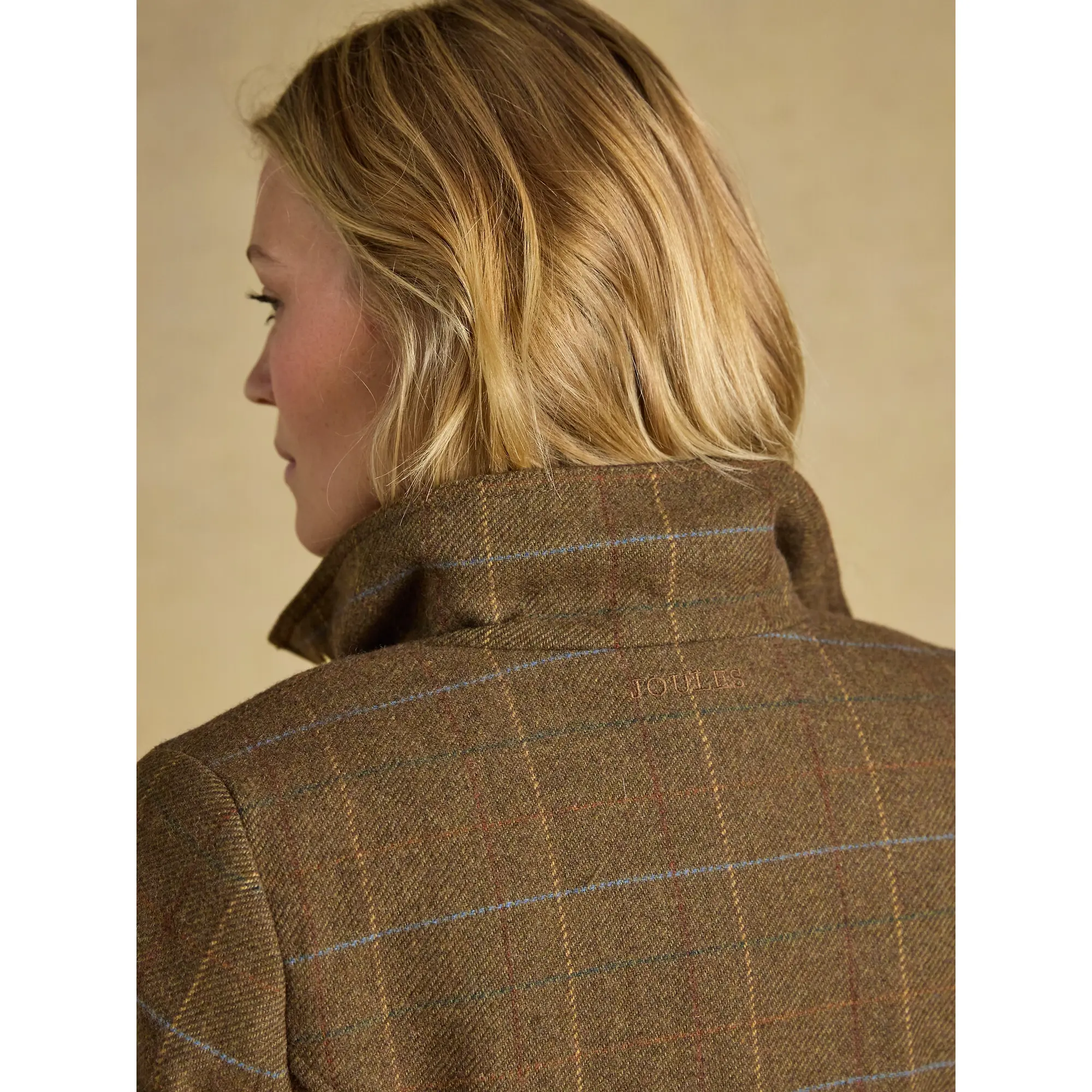 Product image 9 of 9 of Joules Women's Classic Fieldcoat with Wool - Green Tweed