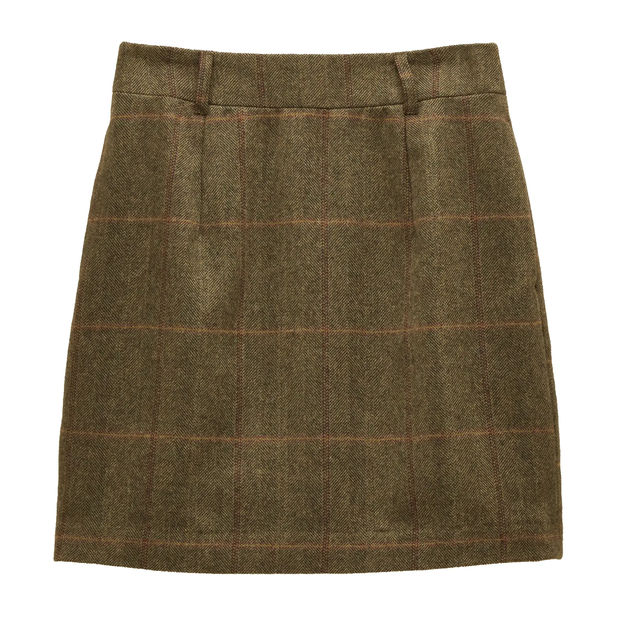 Product image 1 of 7 of Joules Women's Bramble Short Tweed Wool Blend Skirt - Blake Check