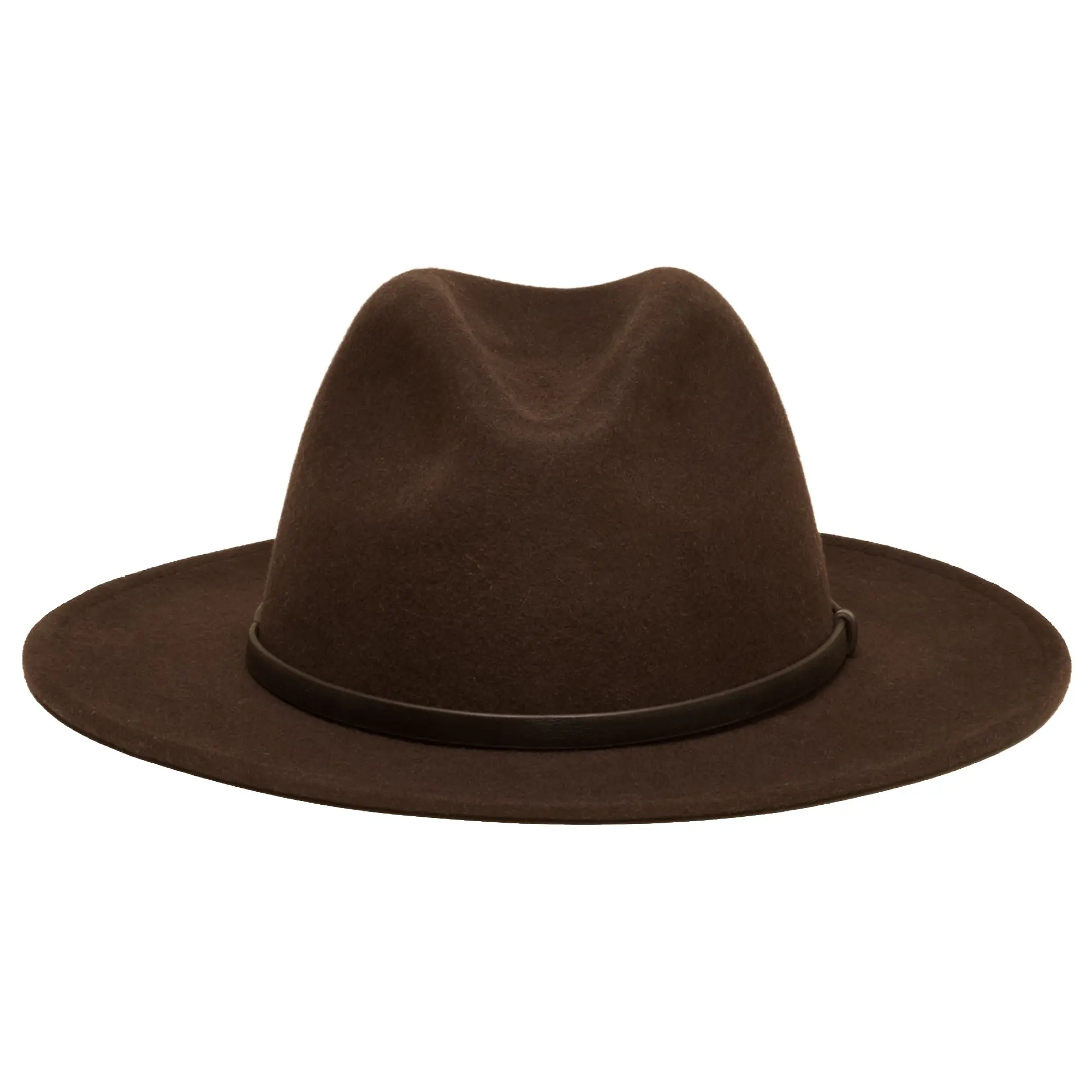 Product image 1 of 8 of Joules Women's Wool Fedora Hat - Chocolate Brown