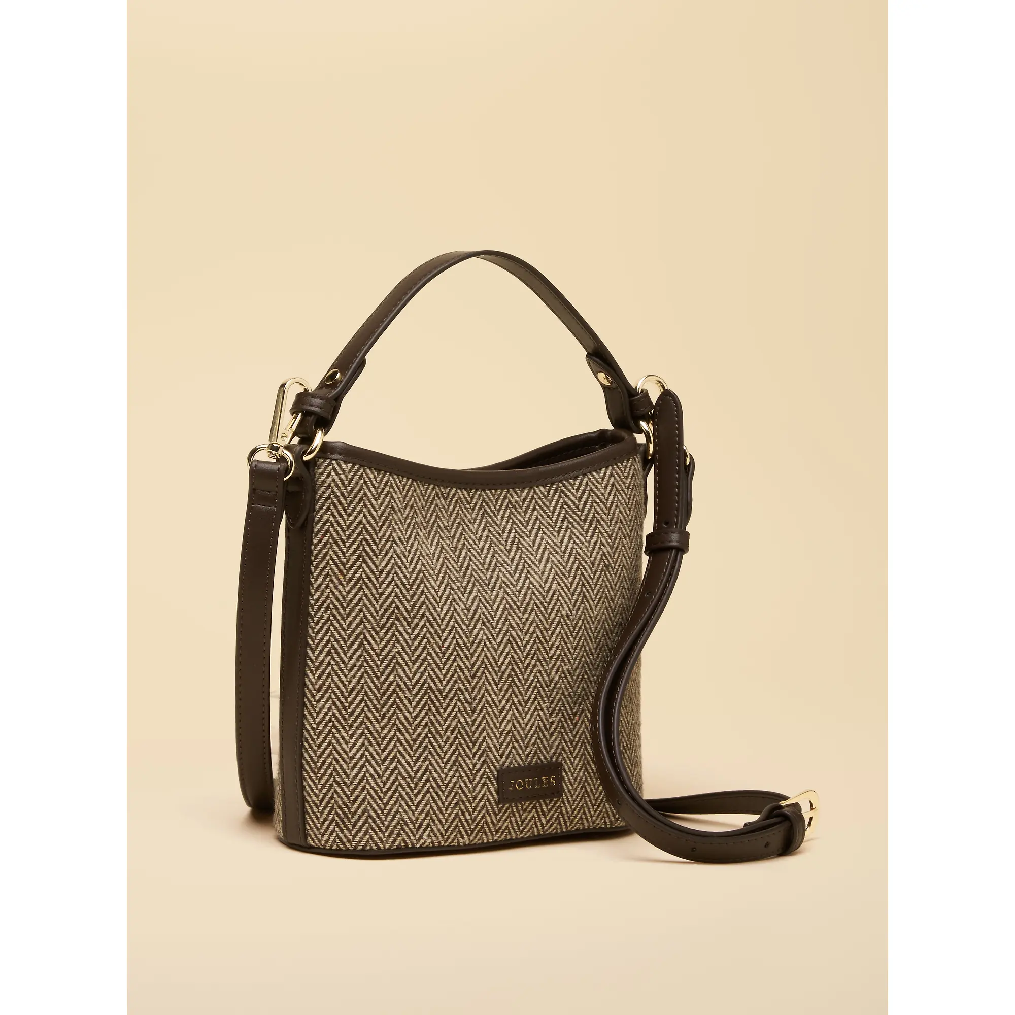 Product image 5 of 9 of Joules Women's Bucket Bag - Neutral Herringbone