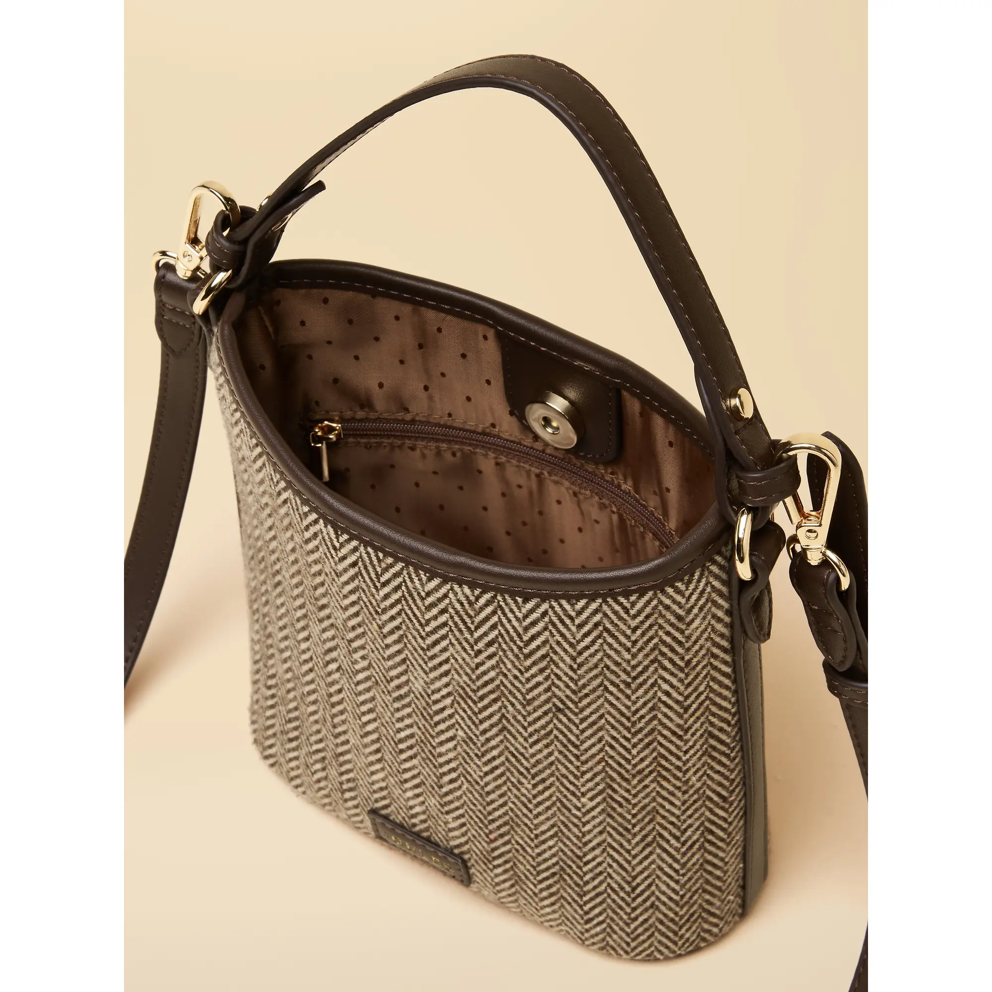 Product image 7 of 9 of Joules Women's Bucket Bag - Neutral Herringbone