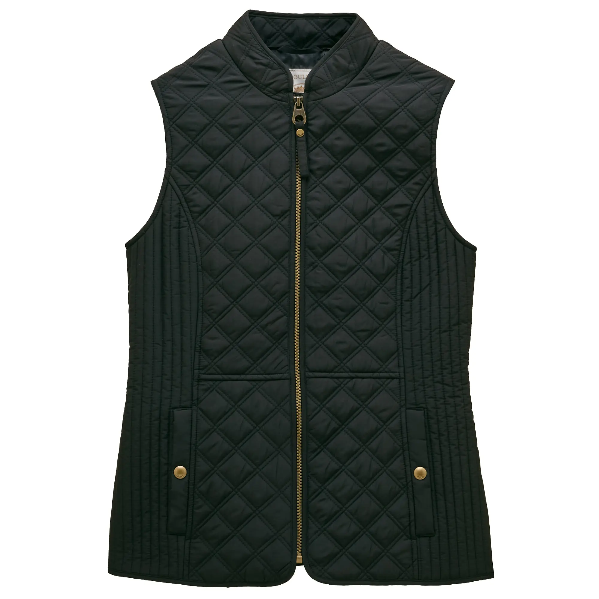 Product image 1 of 9 of Joules Women's Minx Showerproof Diamond Quilted Gilet - Black