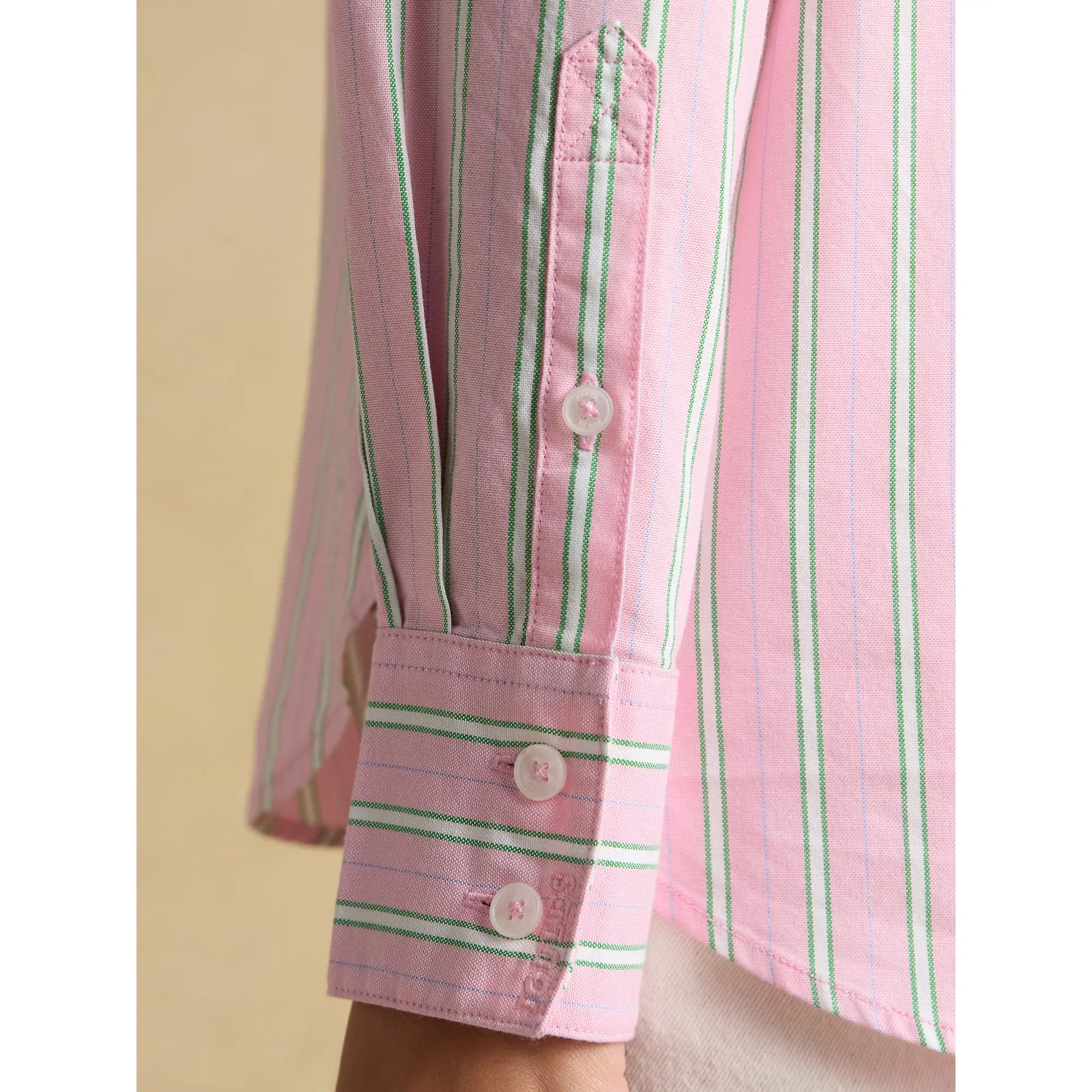 Product image 7 of 10 of Joules Women's Boyfriend Fit Oxford Shirt - Pink Striped