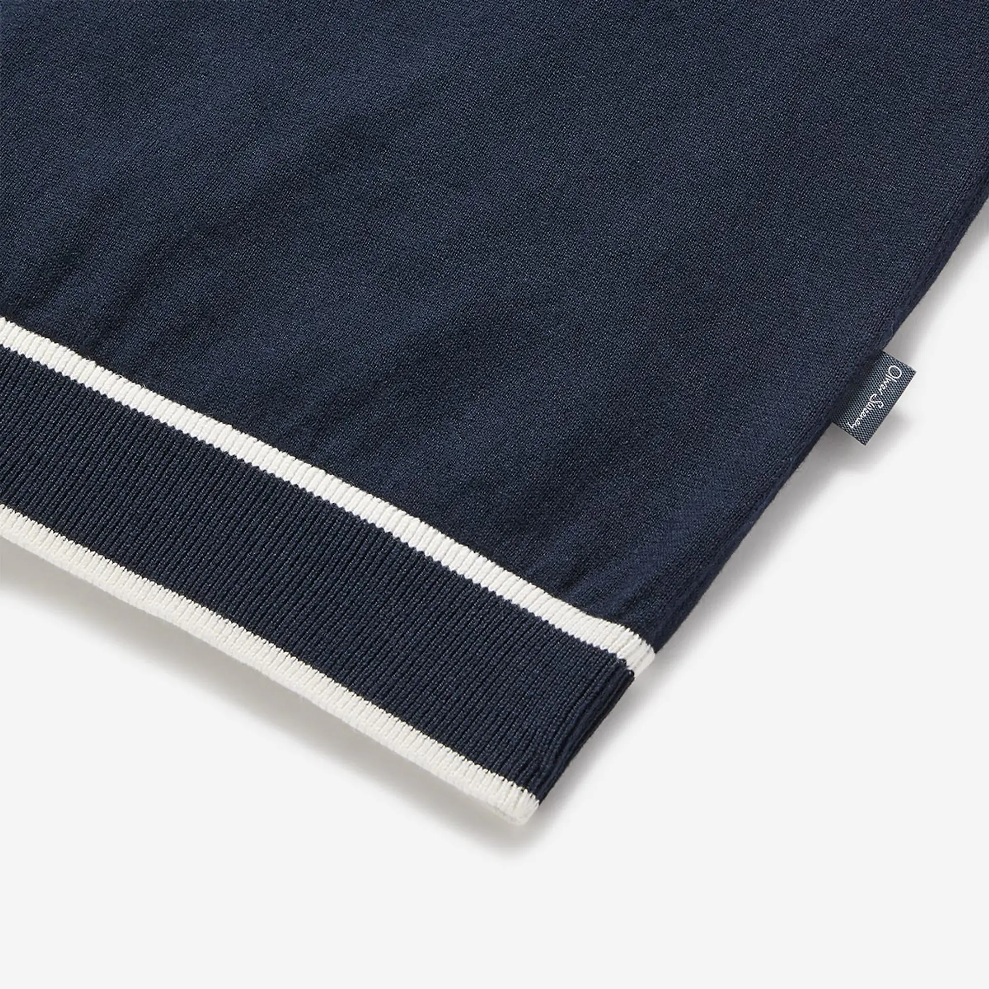 Product image 4 of 7 of Oliver Sweeney Men's Garras Knitted Riviera Polo Shirt - Navy