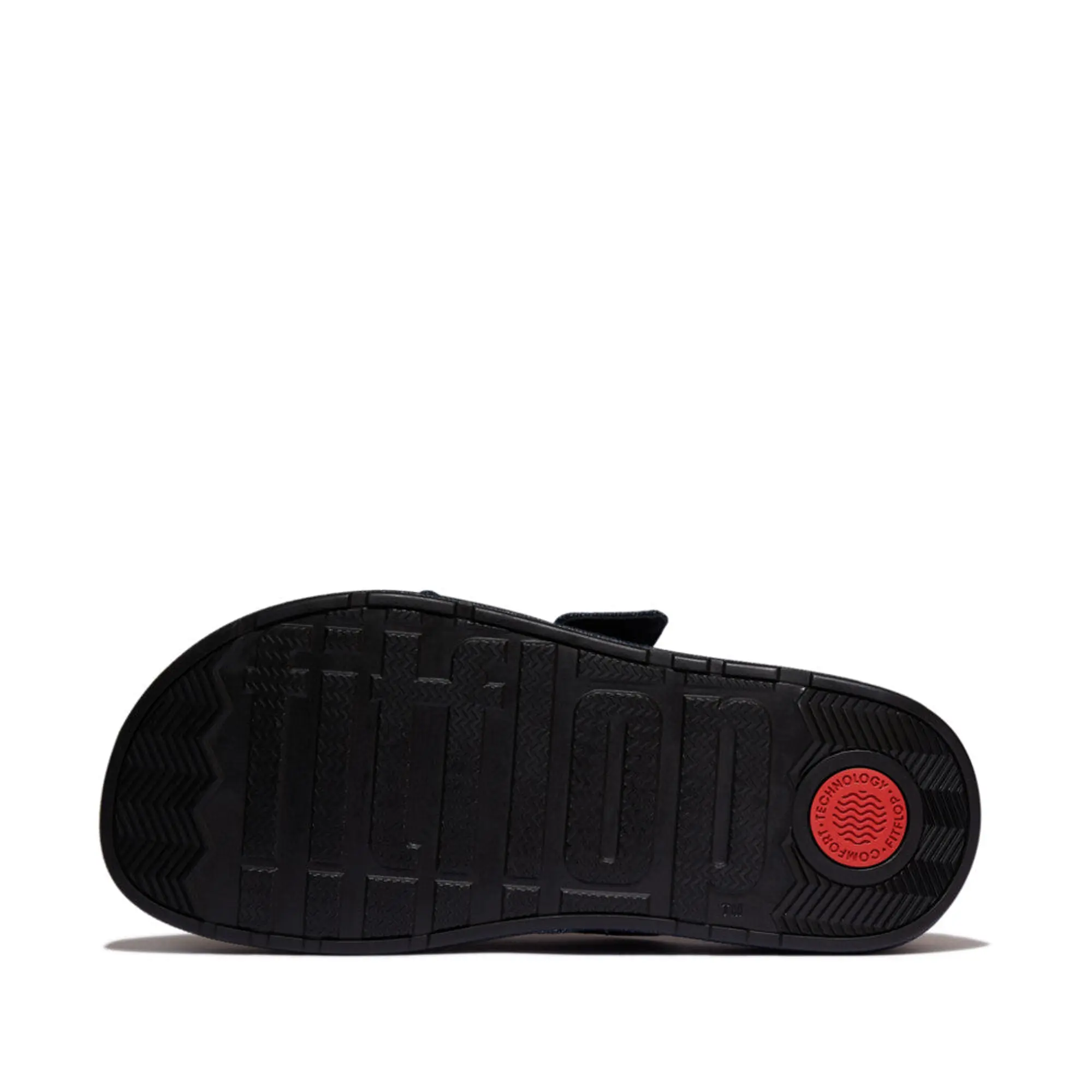 Product image 6 of 8 of FitFlop Women's GEN-FF Max Buckle Two-Bar Denim Slides - Dark Denim