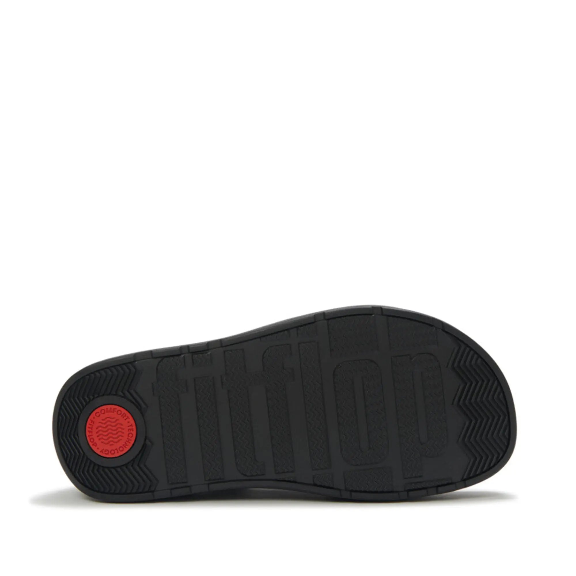 Product image 5 of 7 of FitFlop Women's GEN-FF Max Tumbled-Leather Fisherman Sandals - All Black