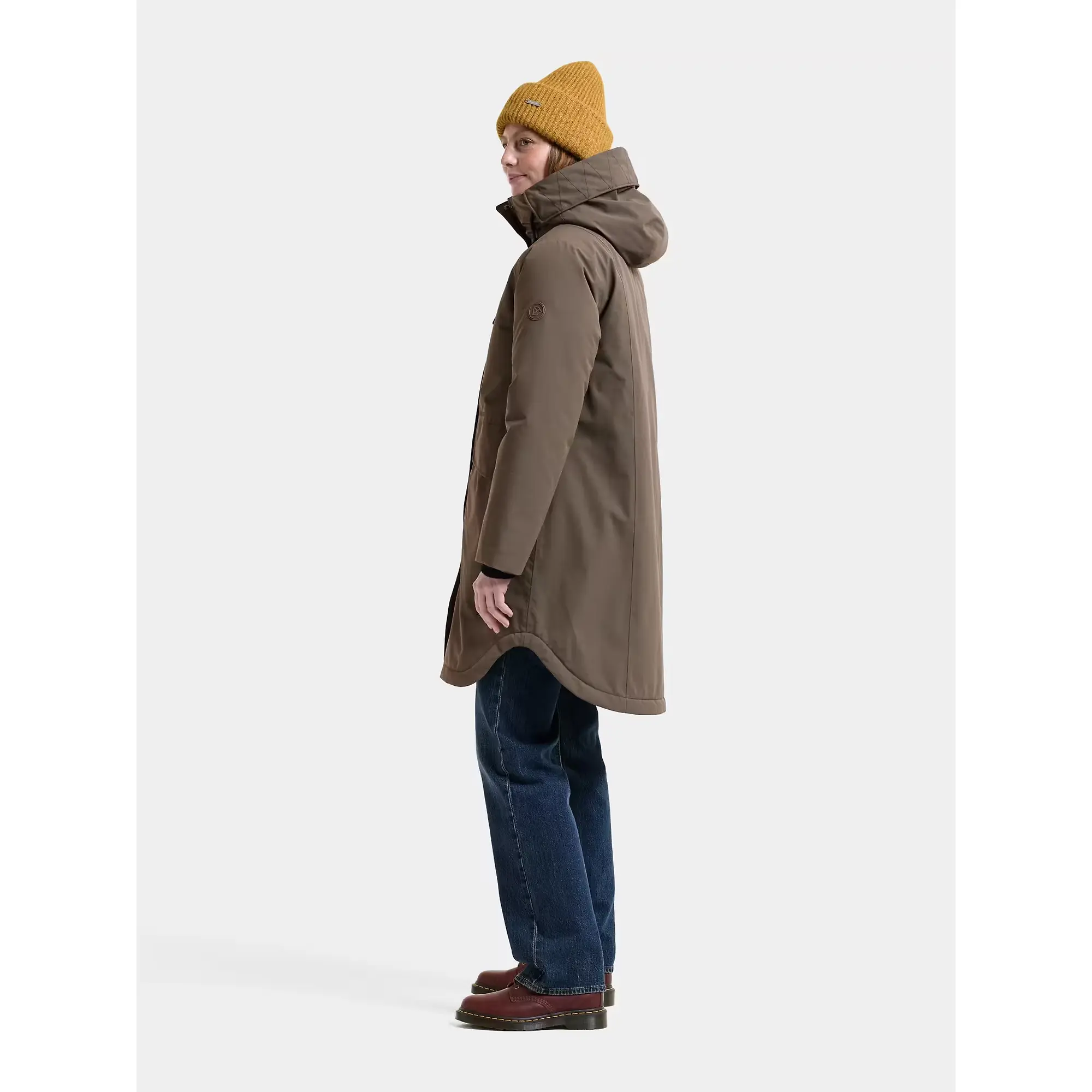 Product image 4 of 10 of Didriksons Women's Lilian Waterproof Parka - Mocha Brown