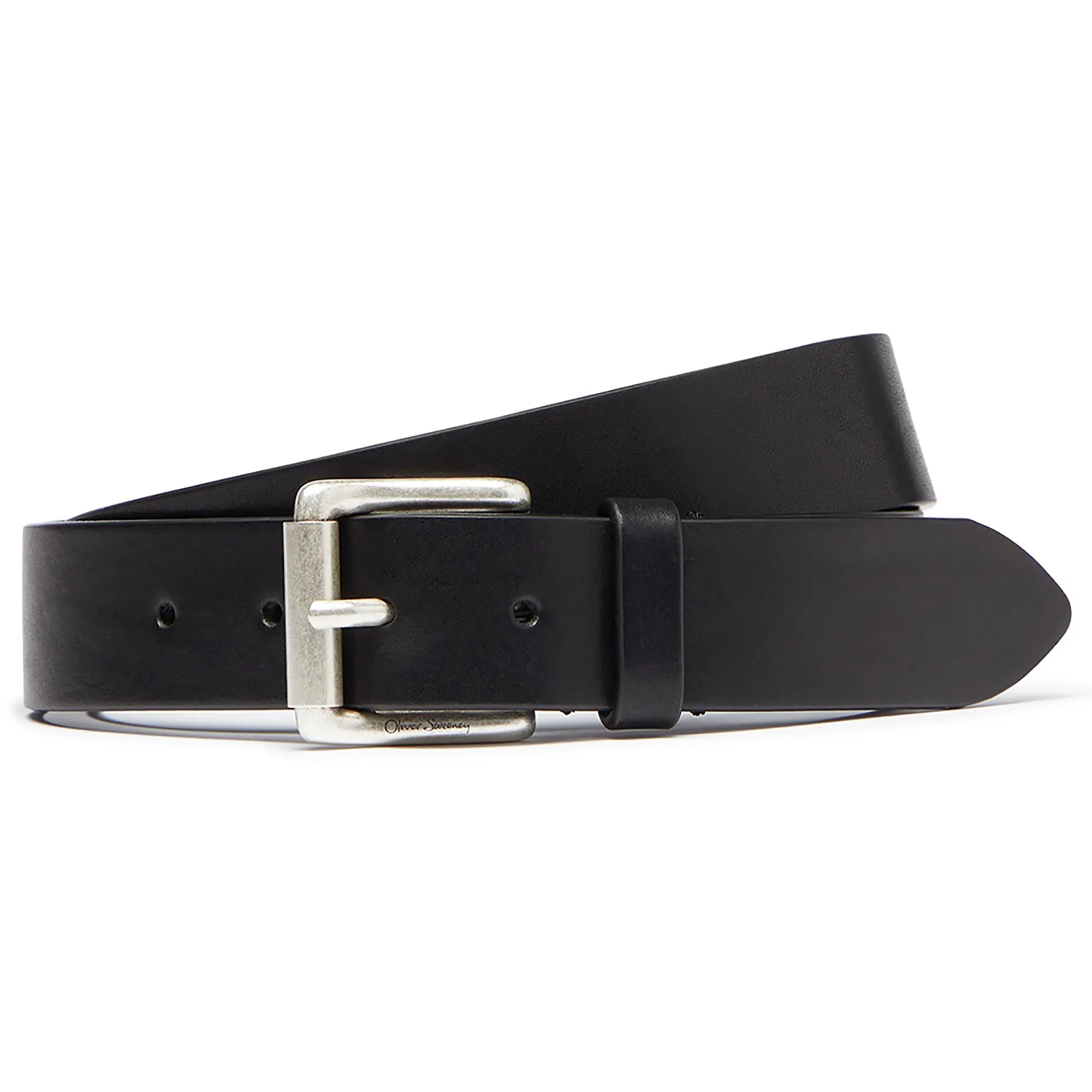 Product image 1 of 3 of Oliver Sweeney Men's Garda Calf Leather Belt - Black