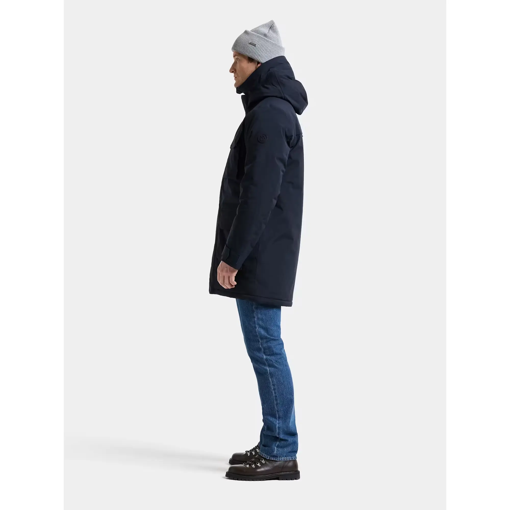 Product image 4 of 10 of Didriksons Men's Aiden Waterproof Parka  - Dark Night Blue