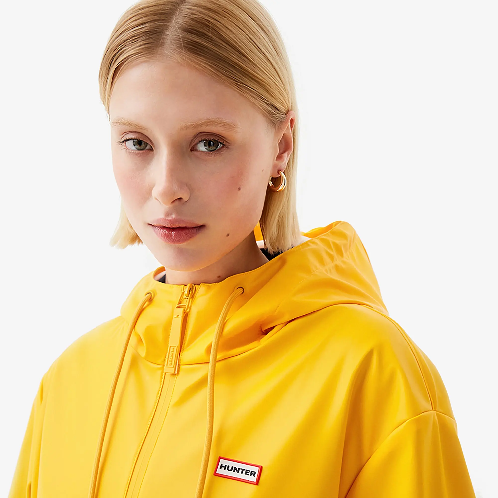 Product image 5 of 8 of Hunter Unisex Downpour Andrea PU Rain Coat - Gold Fusion