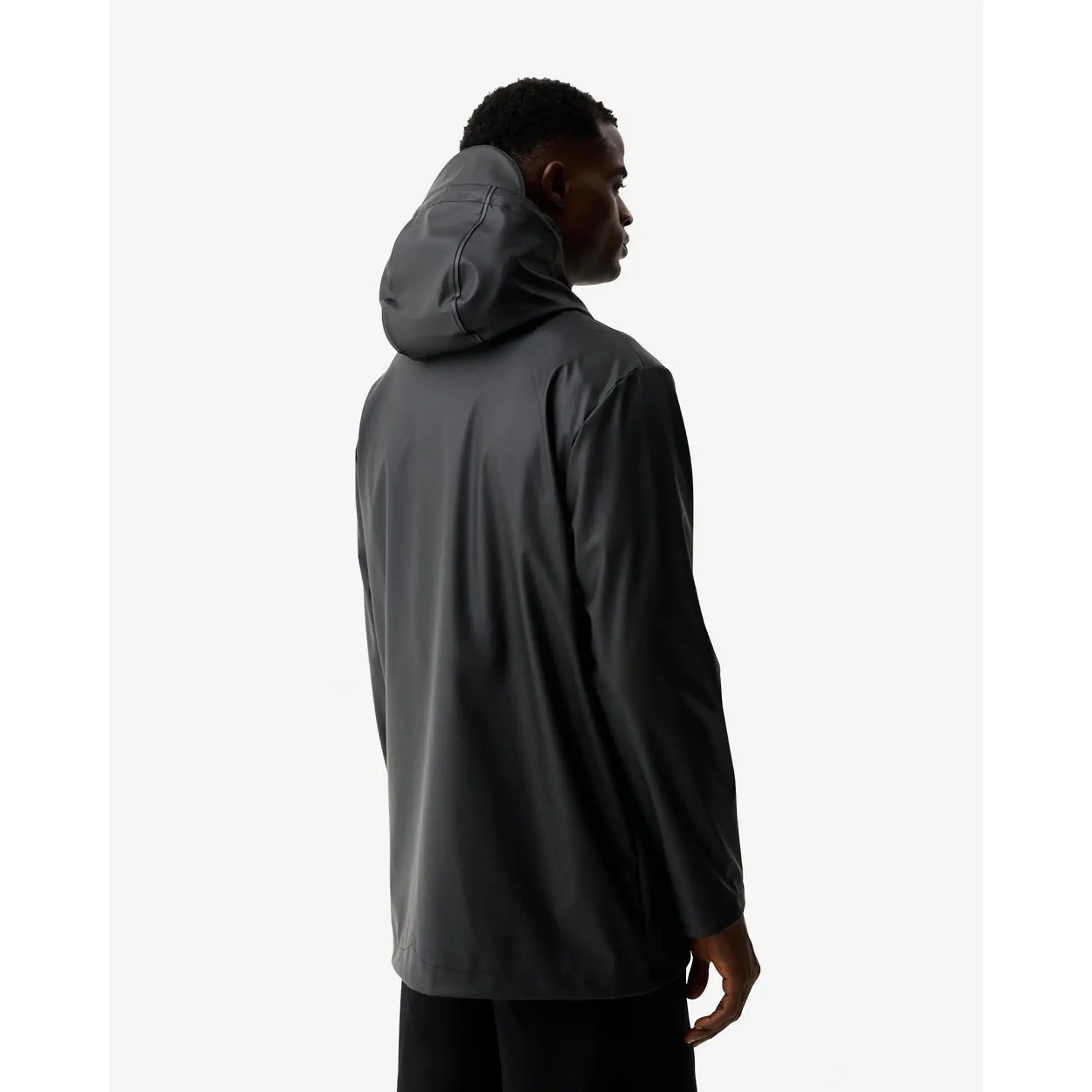 Product image 7 of 12 of Hunter Unisex Downpour Jo Pu Rain Parka - Black