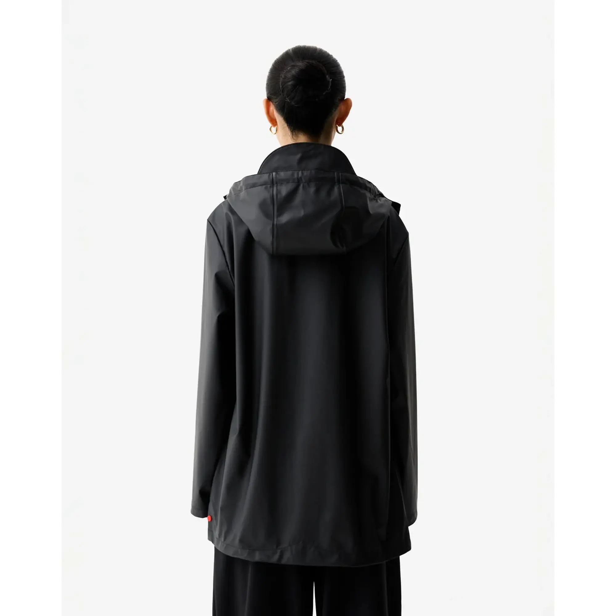 Product image 6 of 12 of Hunter Unisex Downpour Jo Pu Rain Parka - Black
