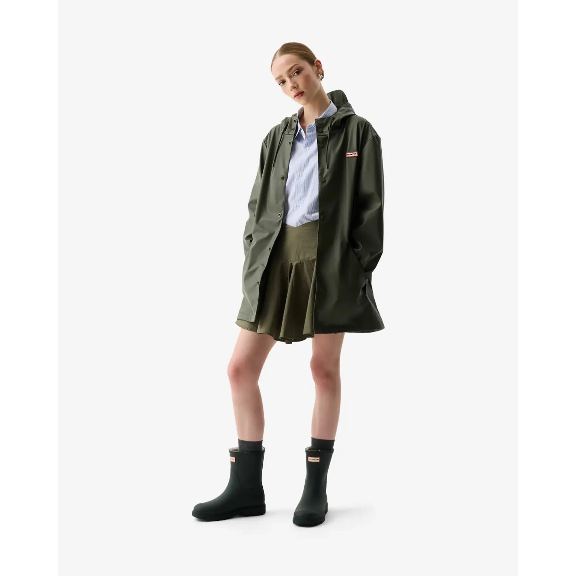 Product image 4 of 9 of Hunter Unisex Downpour Jo Pu Rain Parka - Kambaba
