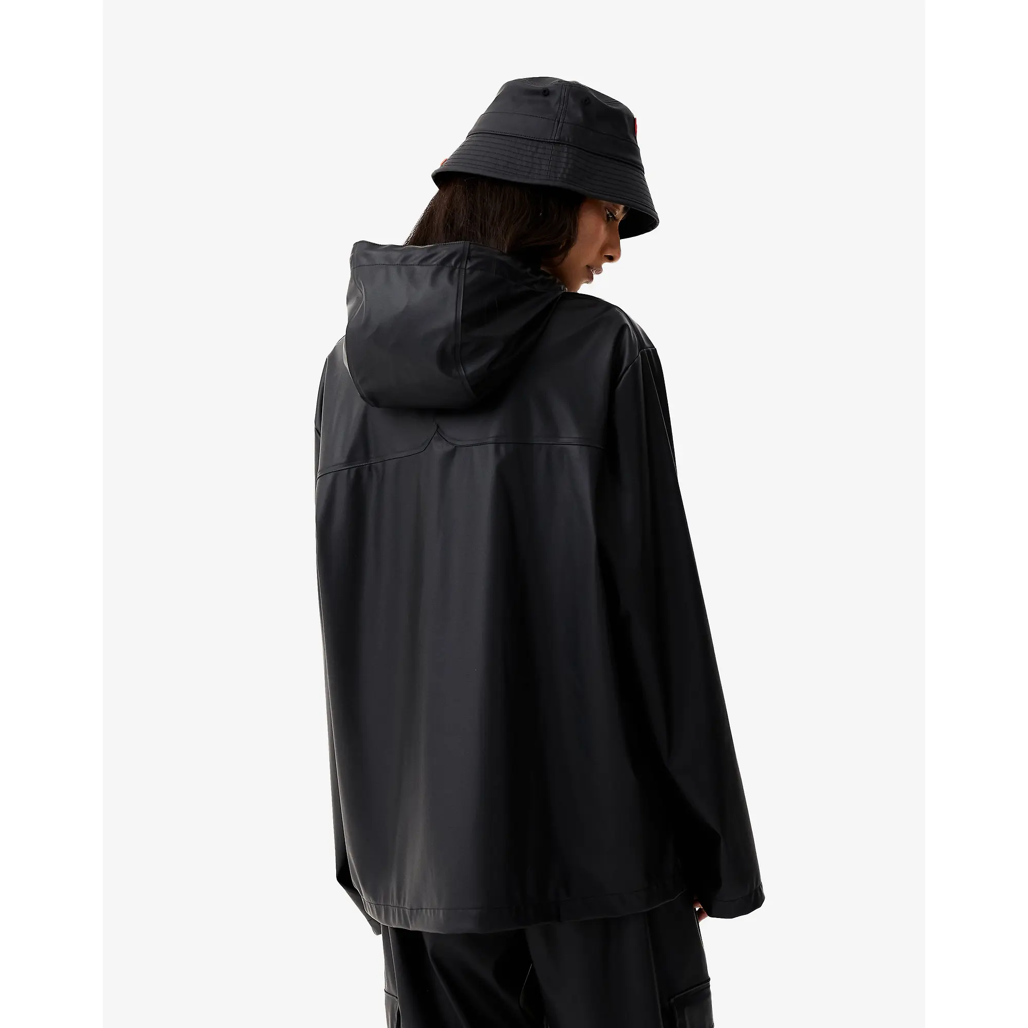 Product image 15 of 16 of Hunter Unisex Downpour Izzy Pu Hooded Jacket - Black