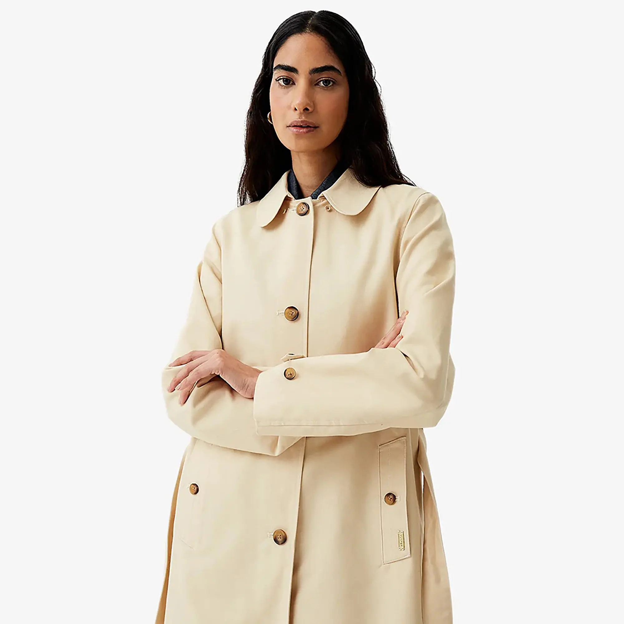 Product image 5 of 7 of Hunter Women's Keltie Cape Trench Coat - Gravel