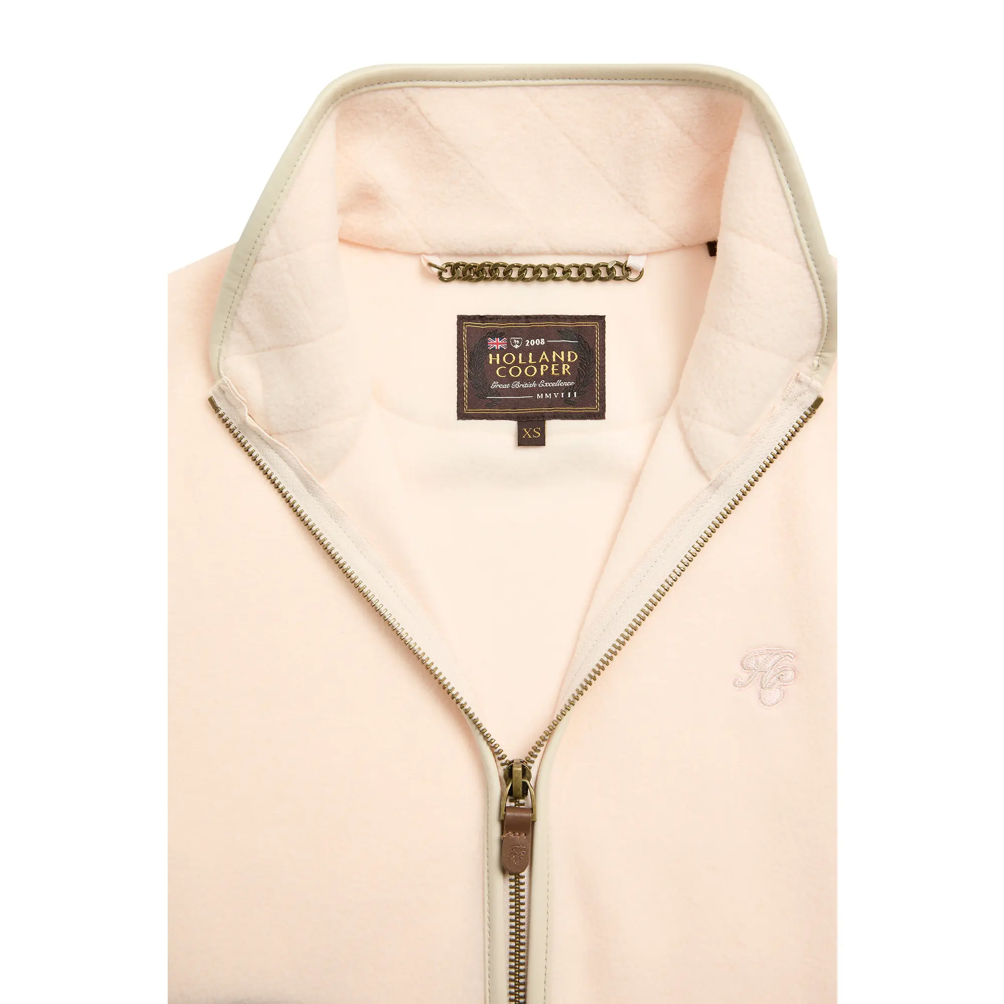 Product image 6 of 8 of Holland Cooper Women's Country Fleece Gilet - Palest Pink