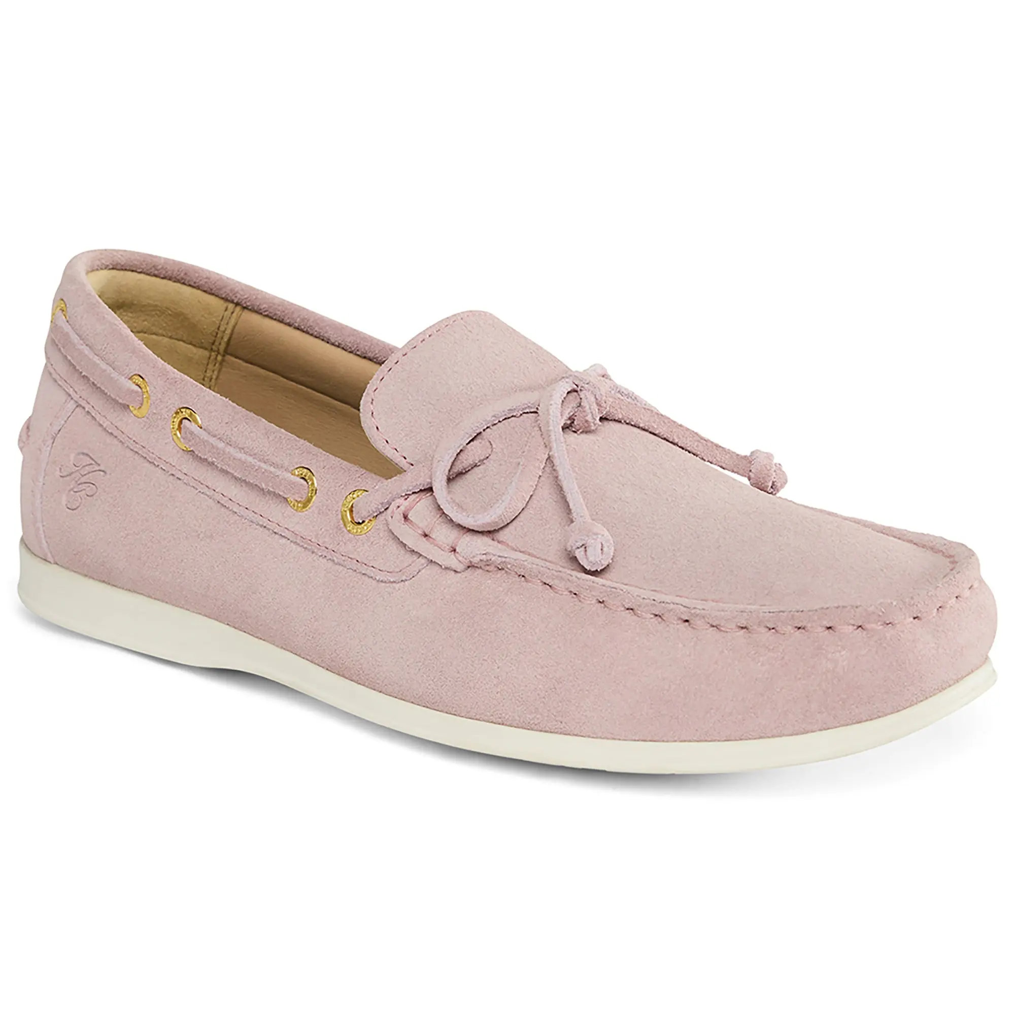 Product image 4 of 8 of Holland Cooper Women's Deck Shoes - Blush Suede