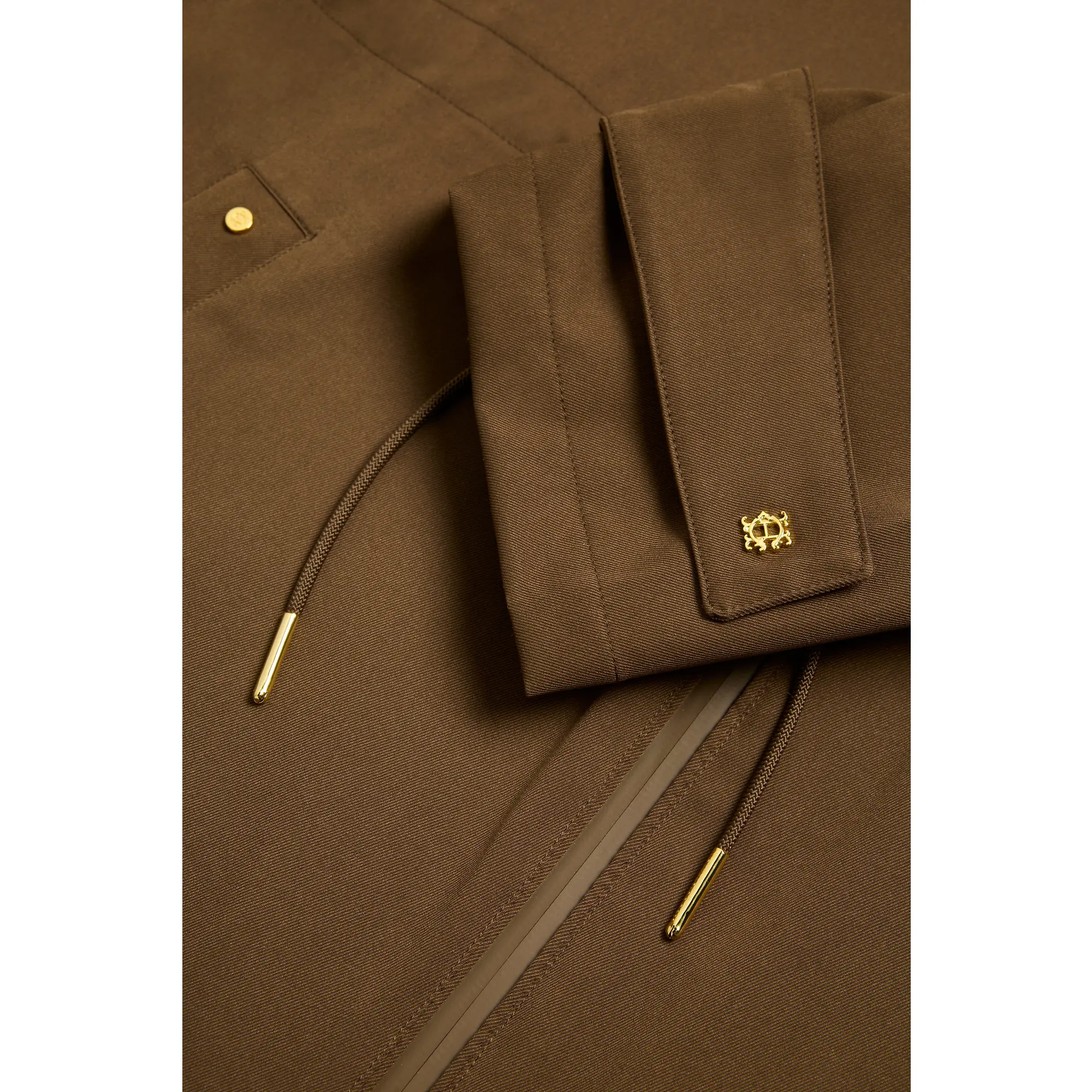Product image 12 of 12 of Holland Cooper Women's One-Size Lightweight Waterproof Parka - Chestnut