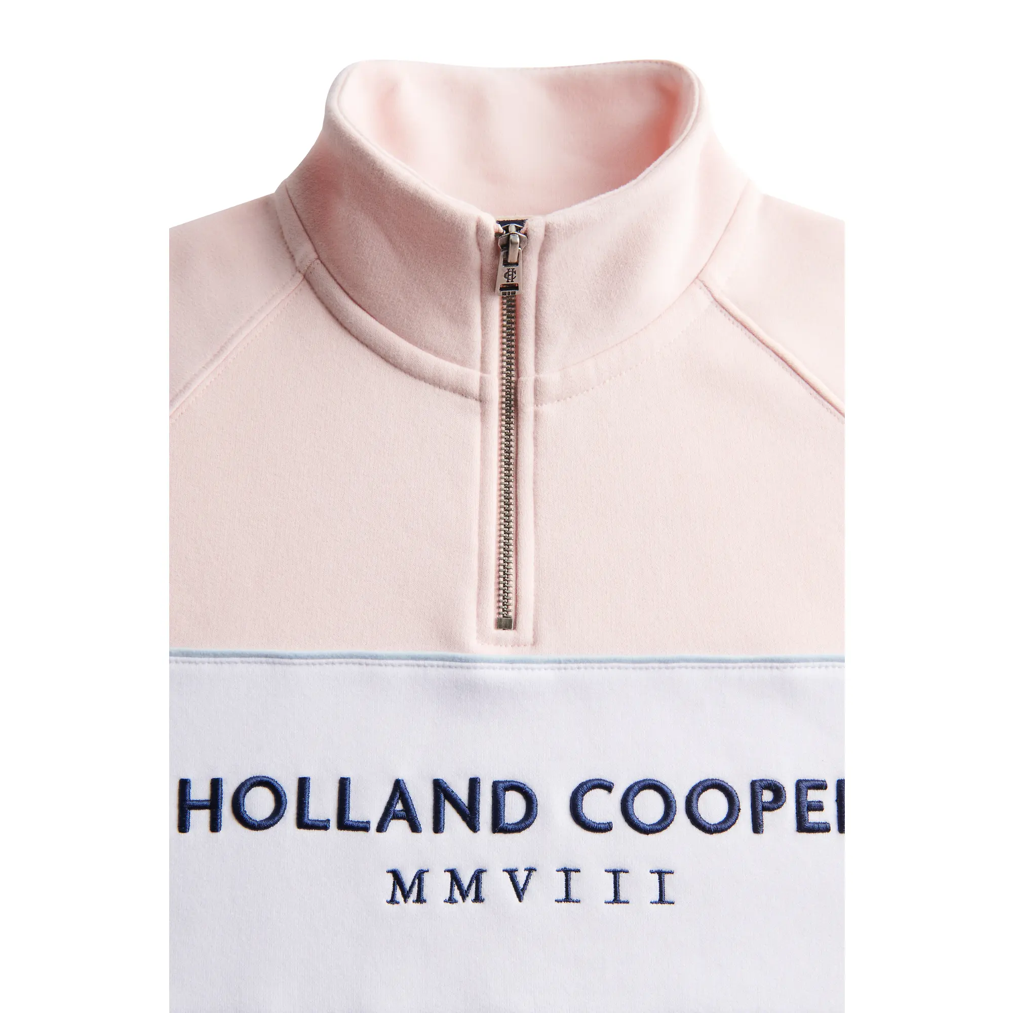 Product image 7 of 8 of Holland Cooper Women's Sporting Heritage Zip Henley - Pink