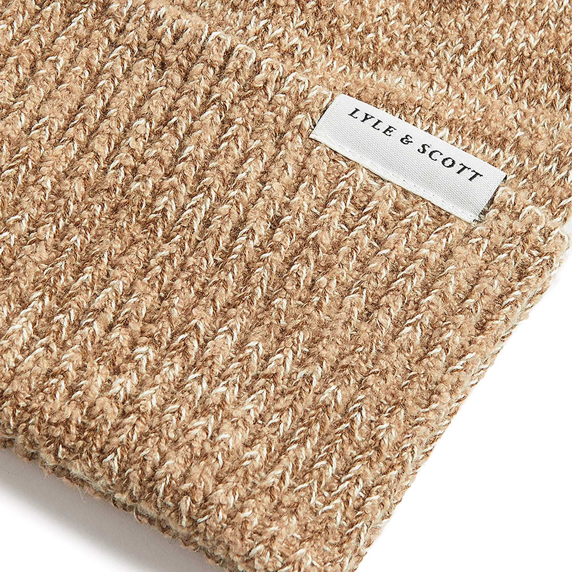Product image 3 of 3 of Lyle & Scott Men's Multi Marl Beanie - Tigers Eye Marl